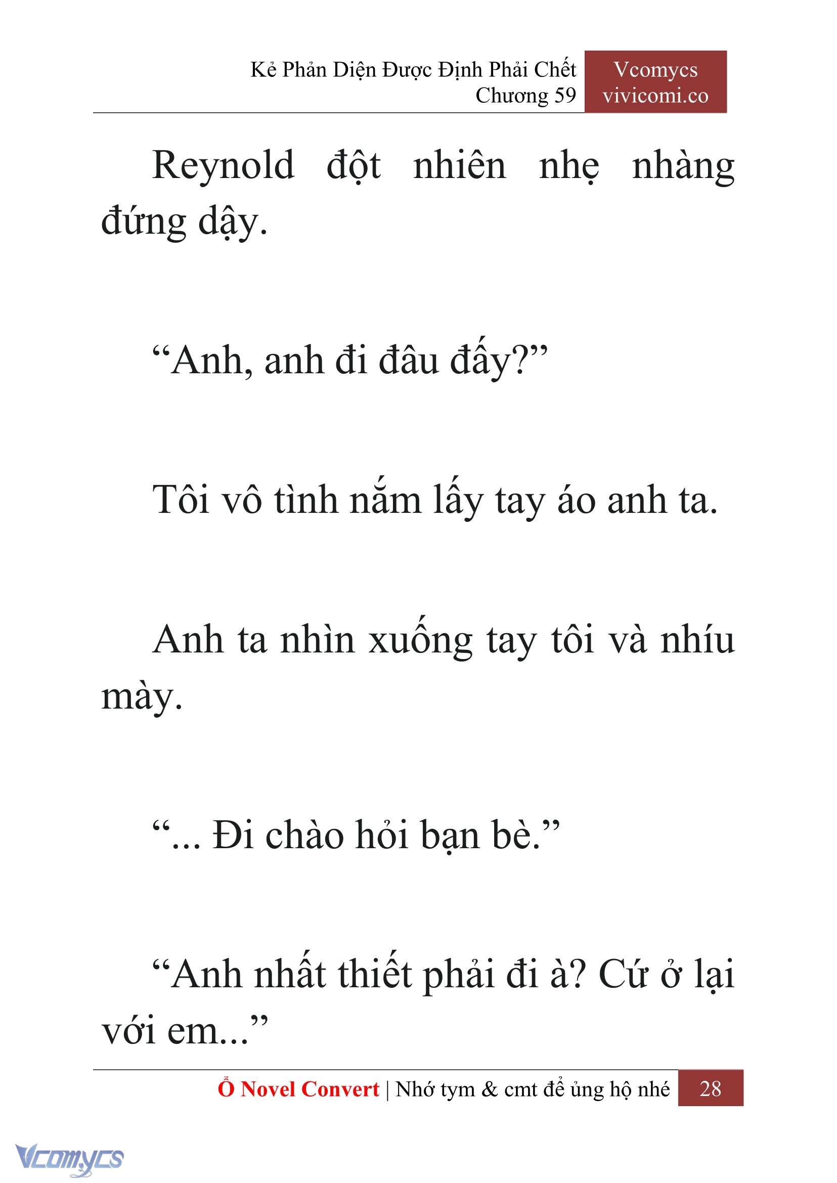 [Novel] Kẻ Phản Diện Được Định Phải Chết Chap 59 - Next Chap 60