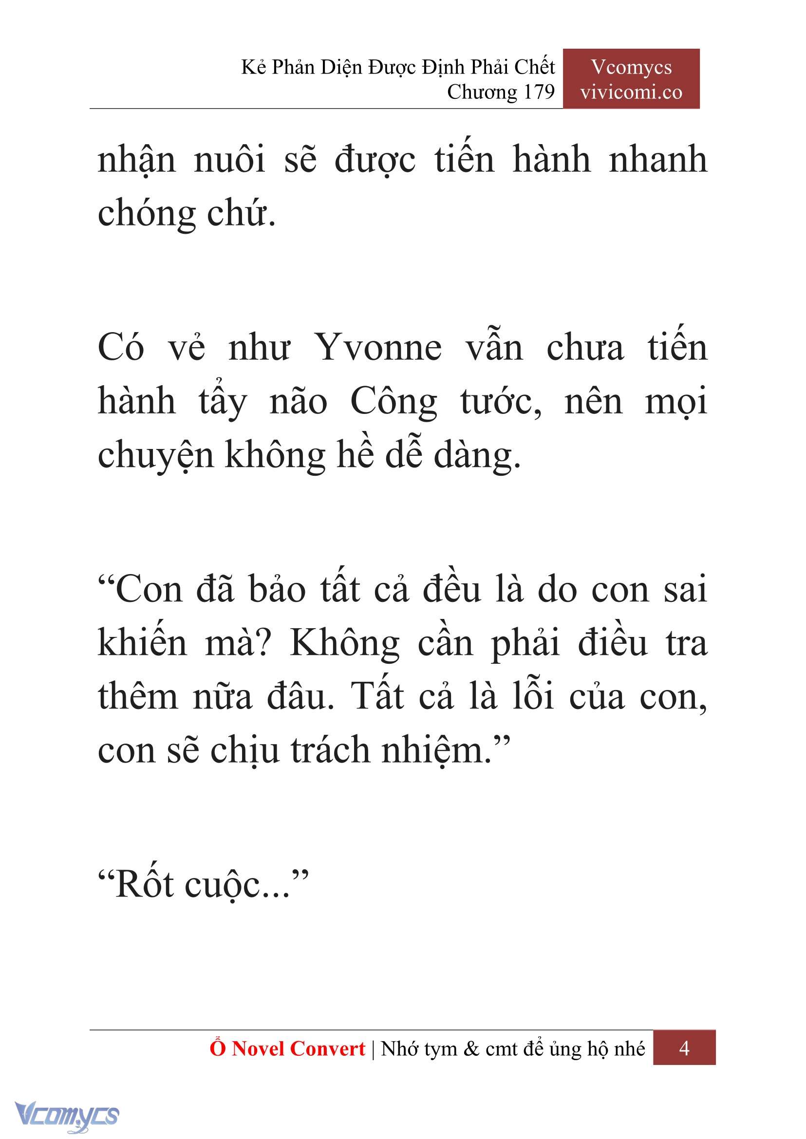 [Novel] Kẻ Phản Diện Được Định Phải Chết Chap 179 - Trang 2