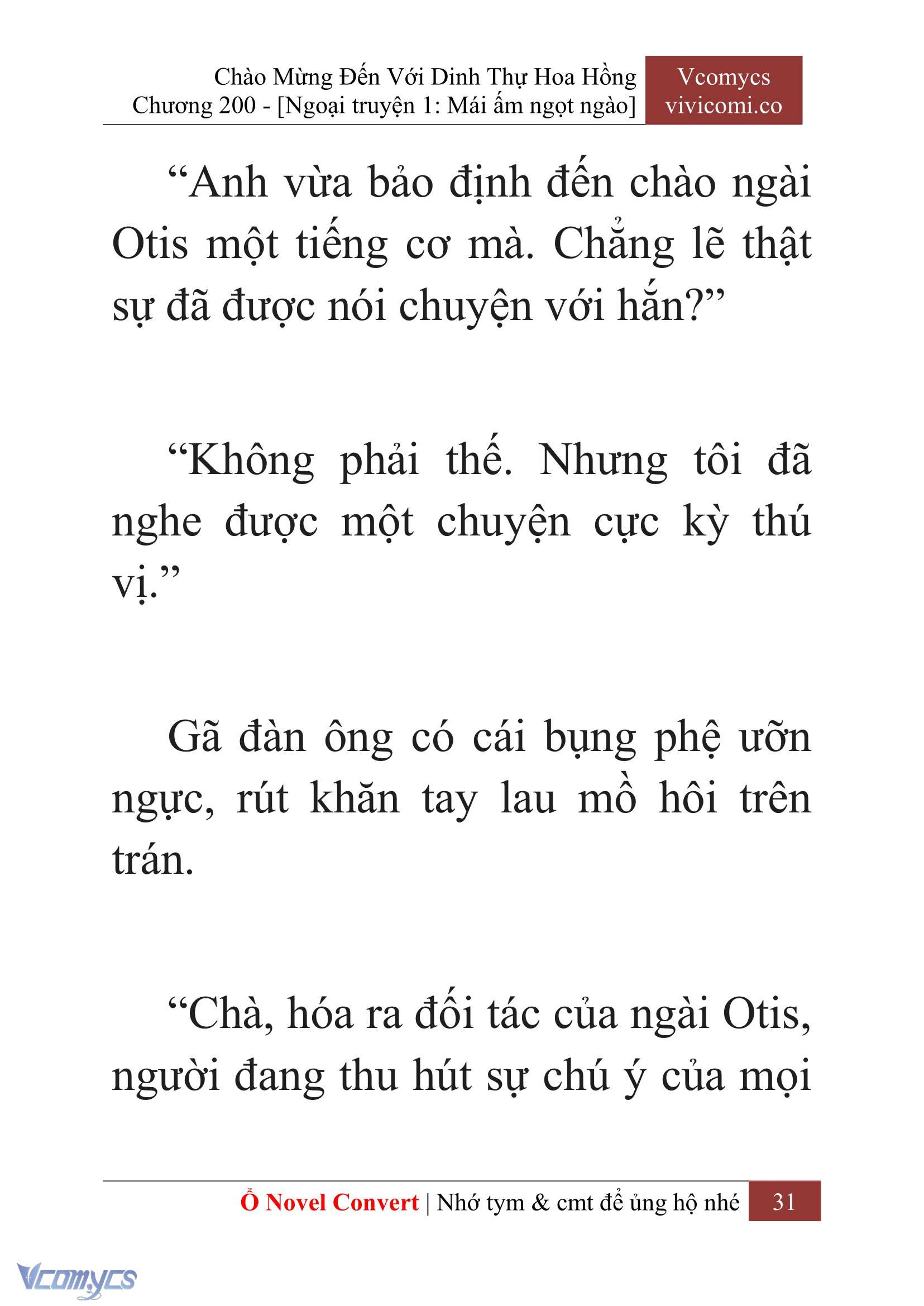 [Novel] Chào Mừng Đến Với Dinh Thự Hoa Hồng Chap 200 - Trang 2