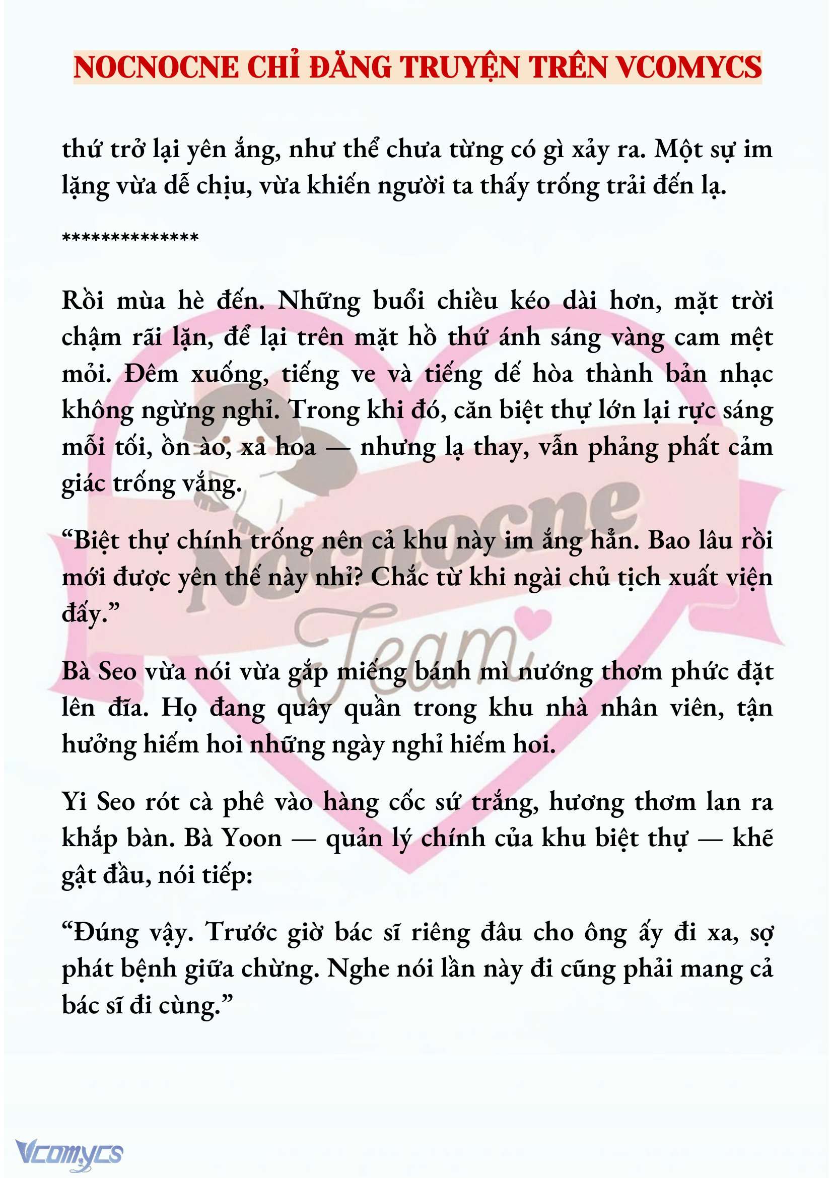 [NOVEL] NGỌN ĐÈN BIỆT VIỆN KHÔNG BAO GIỜ TẮT Chap 20 - Trang 2