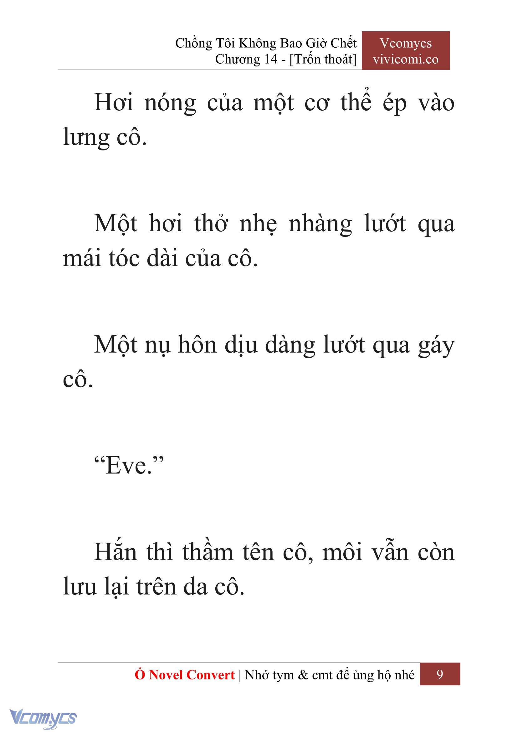 [Novel] Chồng Tôi Không Bao Giờ Chết Chap 14 - Trang 2