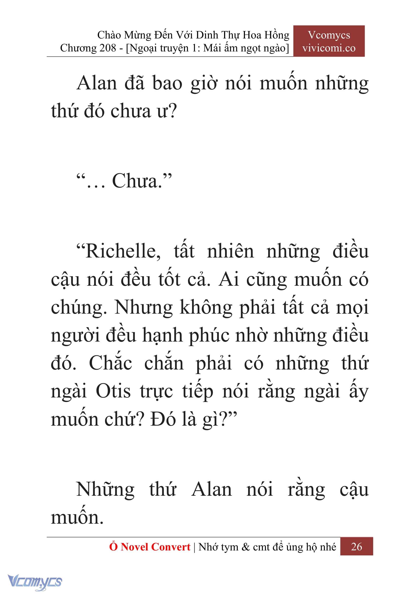[Novel] Chào Mừng Đến Với Dinh Thự Hoa Hồng Chap 208 - Trang 2