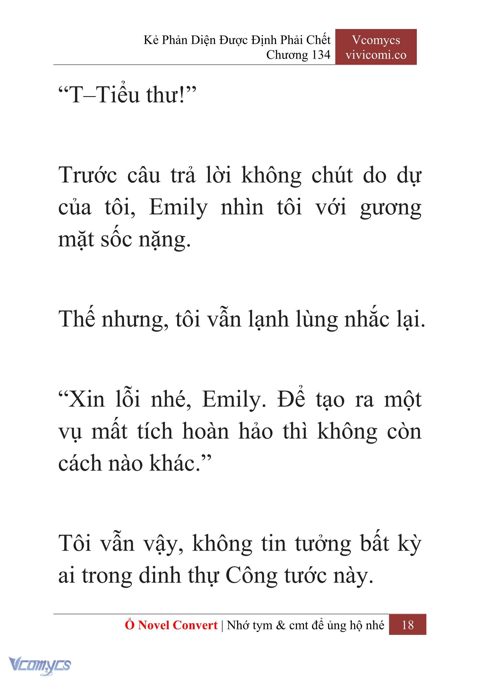 [Novel] Kẻ Phản Diện Được Định Phải Chết Chap 134 - Trang 2