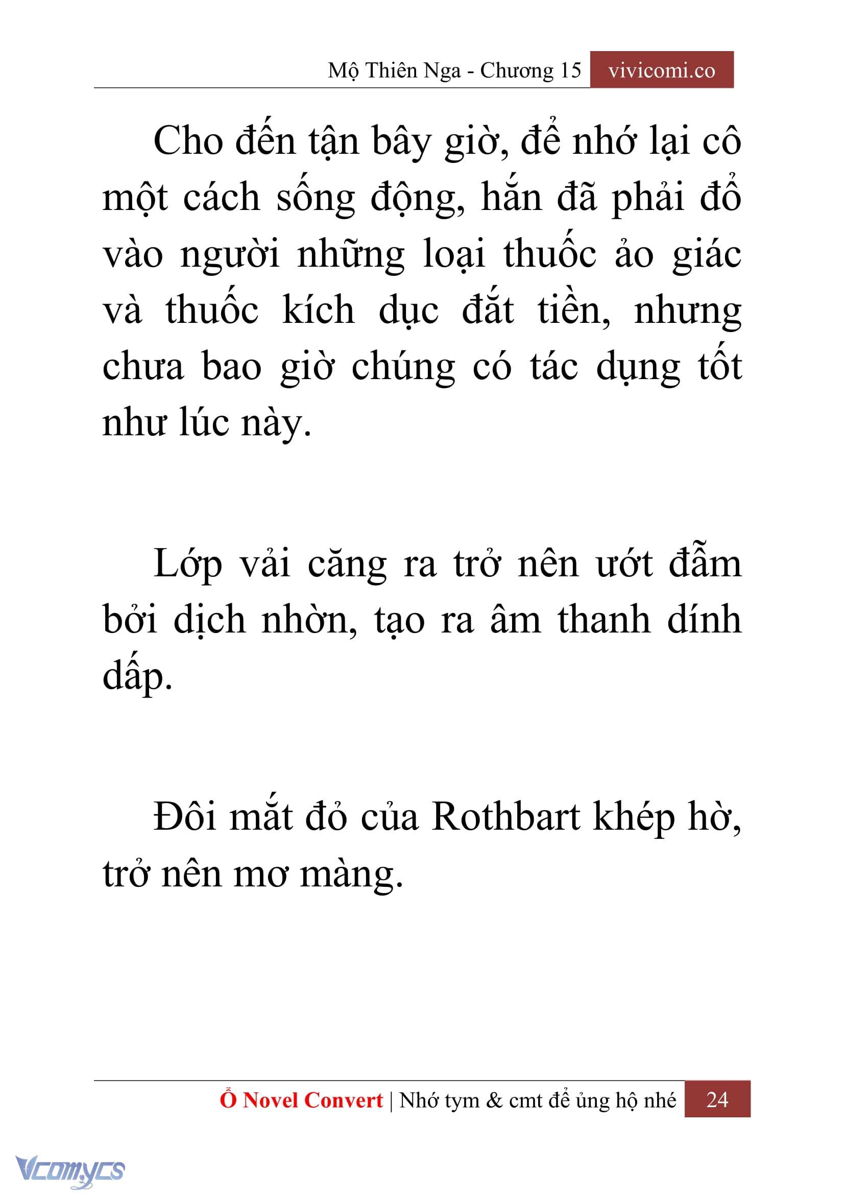 [Novel] Mộ Thiên Nga Chap 15 - Next Chap 16