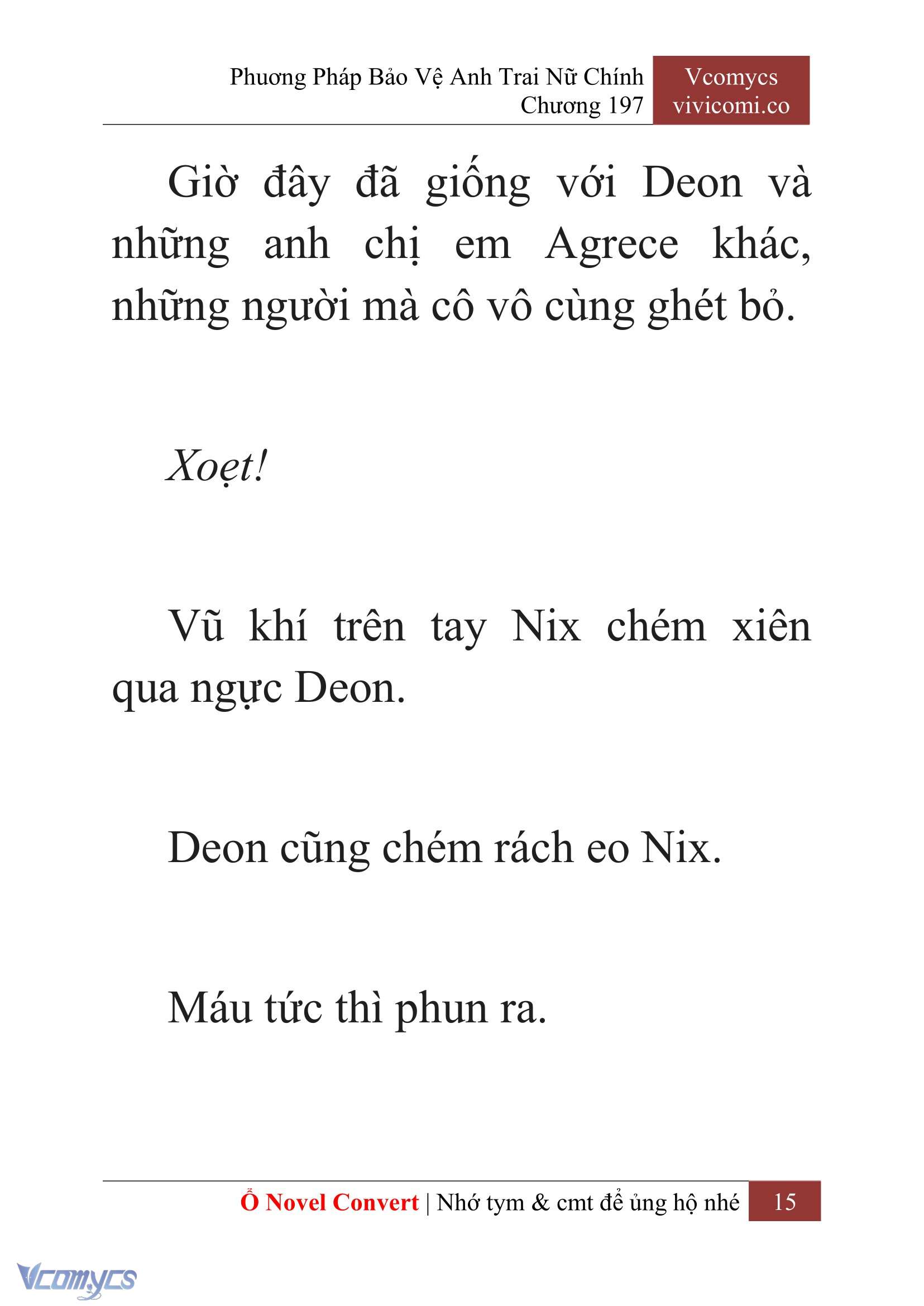 [Novel] Phương Pháp Bảo Vệ Anh Trai Nữ Chính Chap 197 - Trang 2