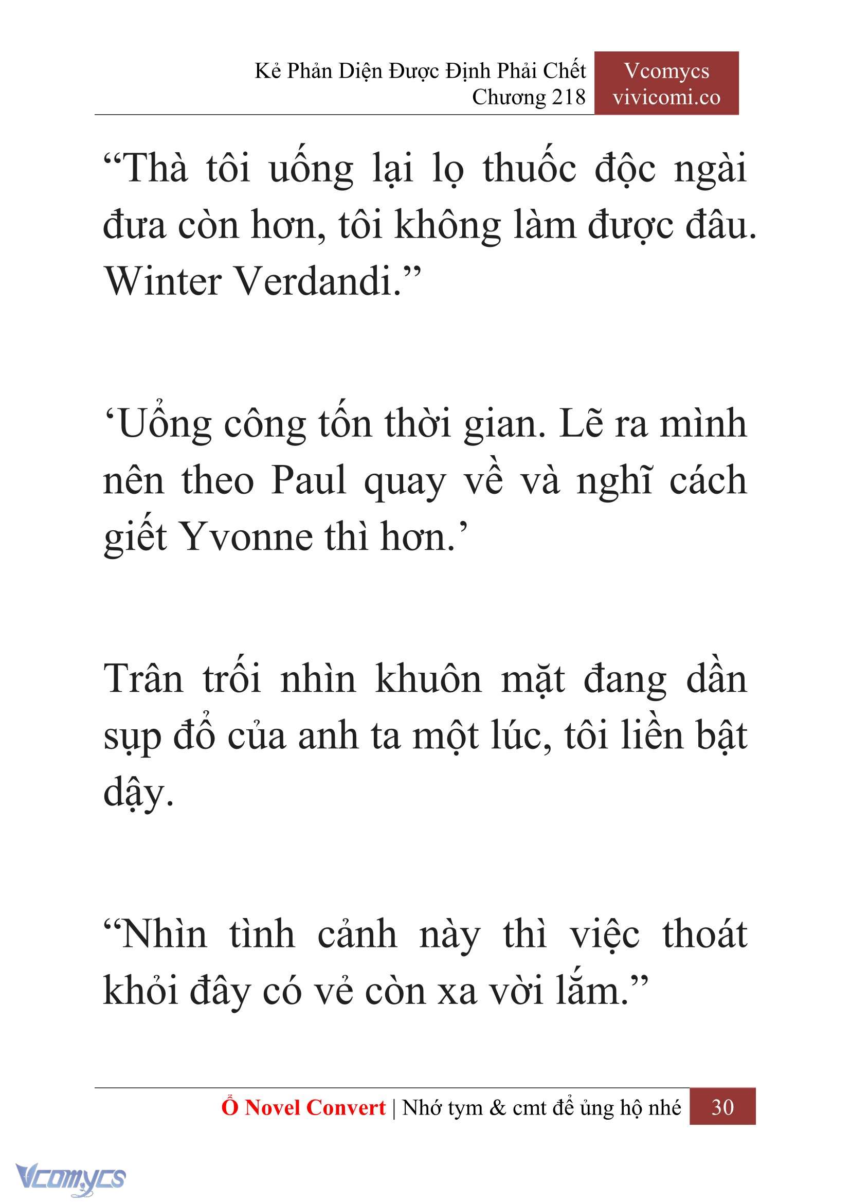 [Novel] Kẻ Phản Diện Được Định Phải Chết Chap 218 - Next Chap 219