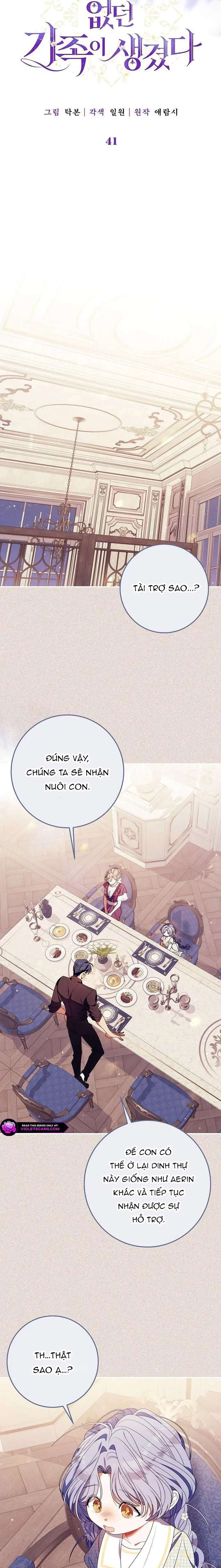 Tôi đã có một gia đình mới mà trước đó không nằm trong kế hoạch nhận nuôi. Chap 41 - Trang 2