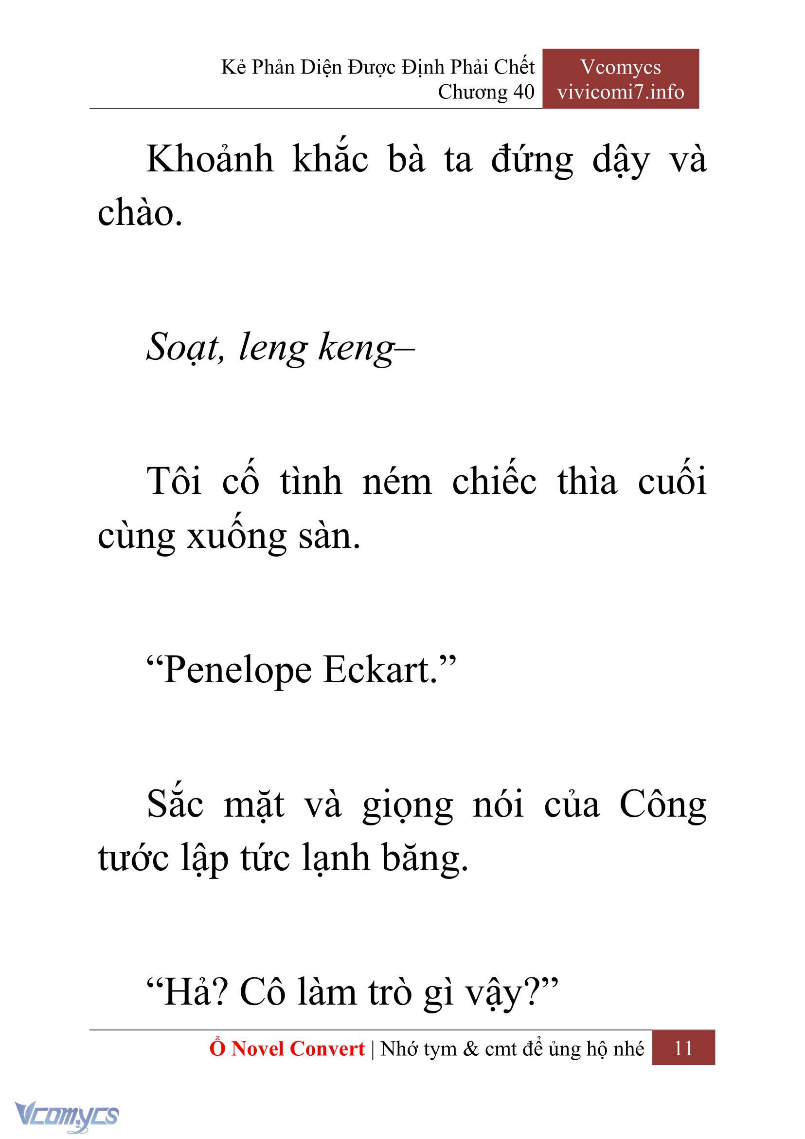 [Novel] Kẻ Phản Diện Được Định Phải Chết Chap 40 - Next Chap 41