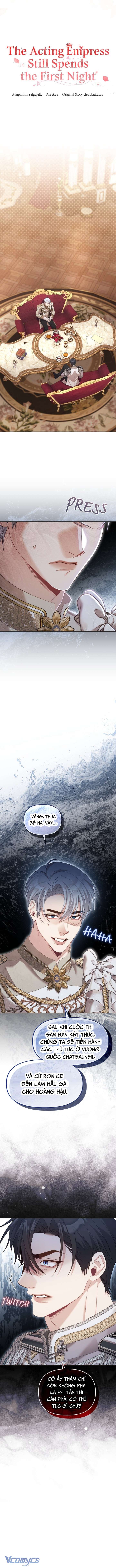 Tôi Đã Trải Qua Đêm Đầu Tiên Dù Chỉ Là Hoàng Hậu Thay Thế Chap 49 - Trang 2