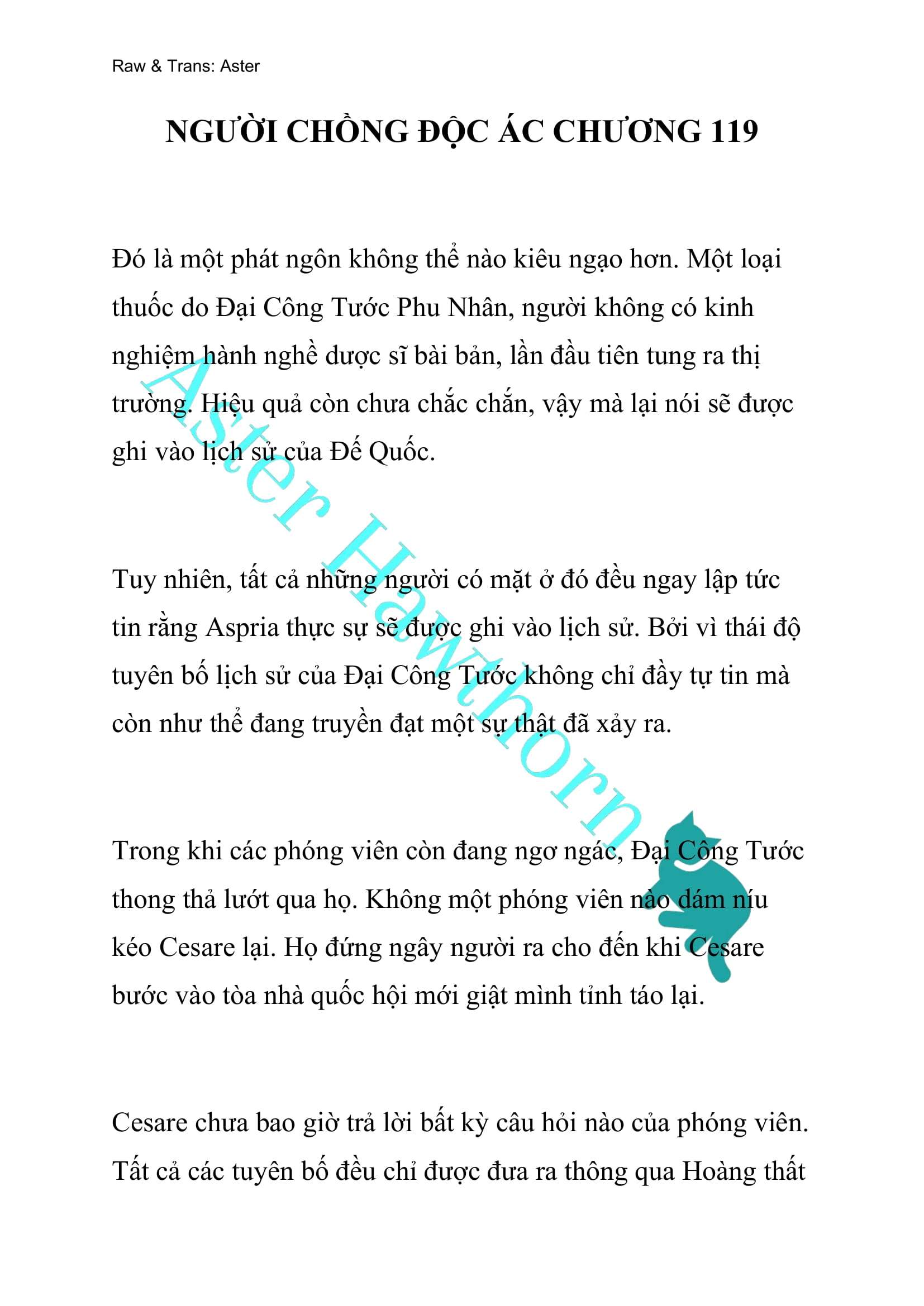 [NOVEL] Người Chồng Độc Ác Chap 119 - Trang 2