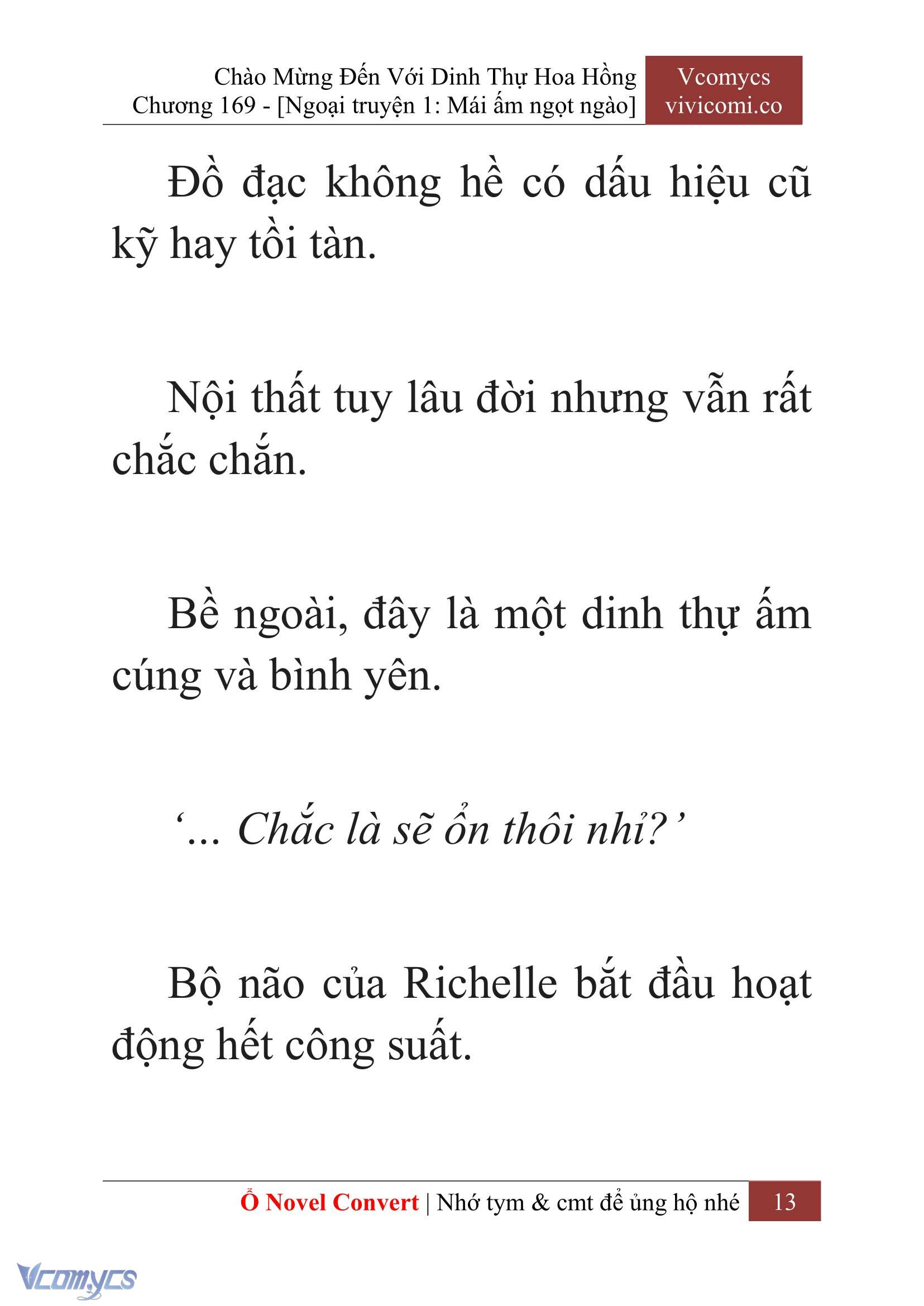 [Novel] Chào Mừng Đến Với Dinh Thự Hoa Hồng Chap 169 - Trang 2