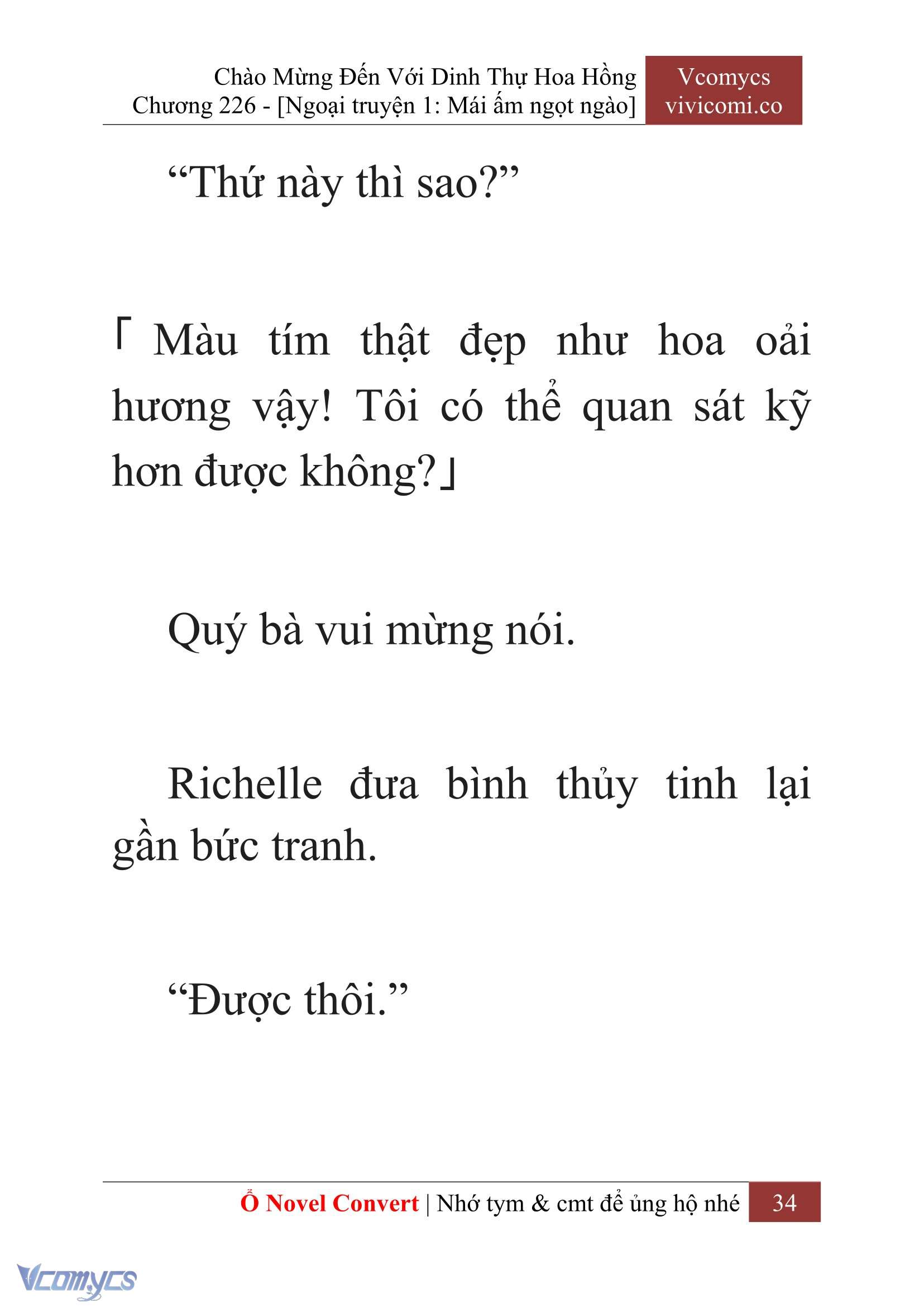 [Novel] Chào Mừng Đến Với Dinh Thự Hoa Hồng Chap 226 - Trang 2