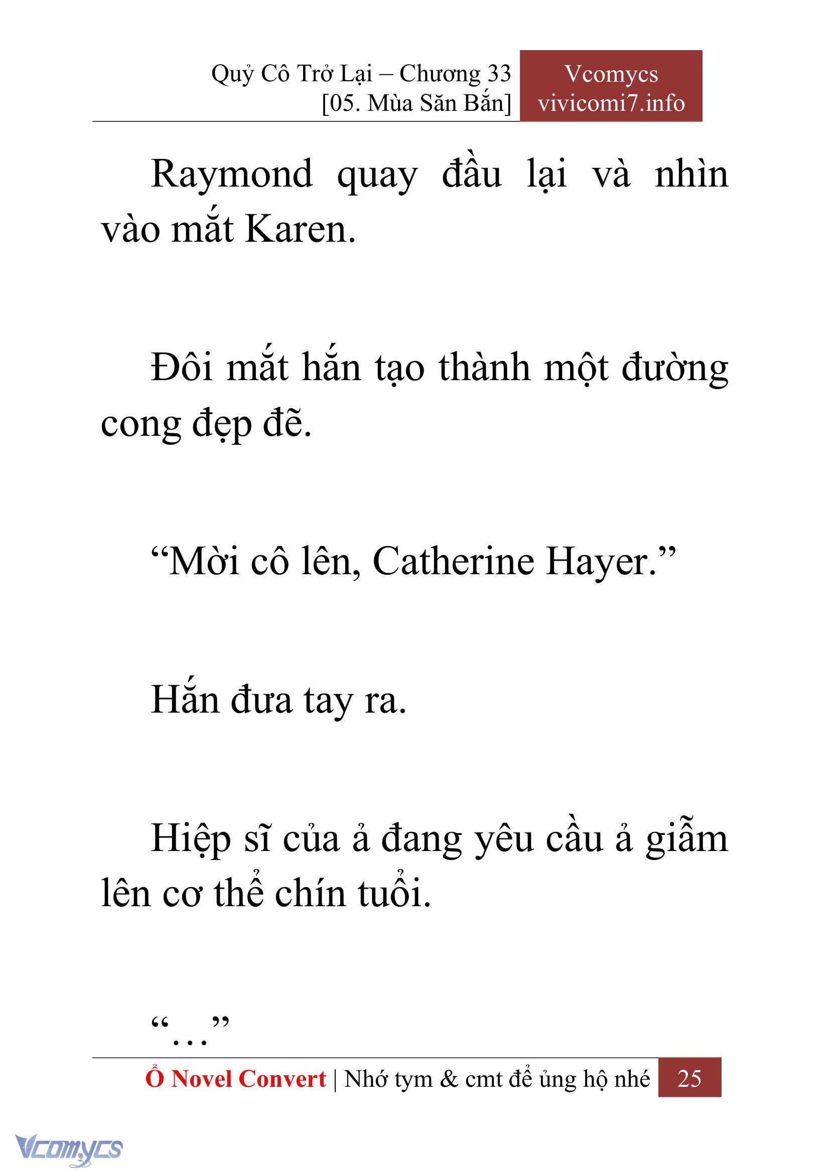 [Novel] Quý Cô Trở Lại Chap 33 - Trang 2