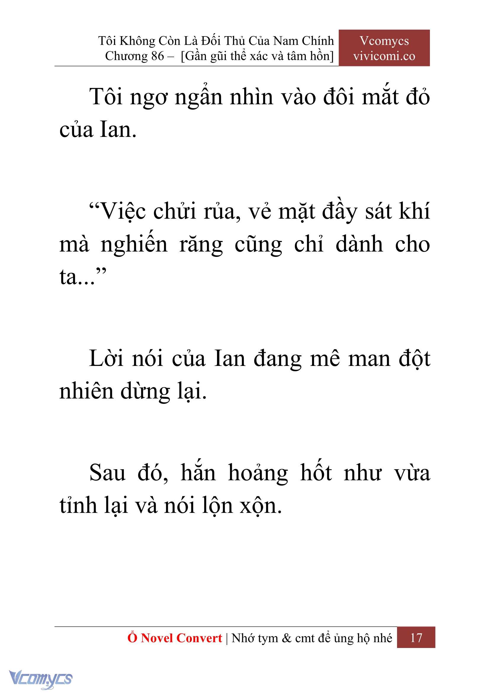 [Novel] Tôi Không Còn Là Đối Thủ Của Nam Chính Chap 86 - Trang 2