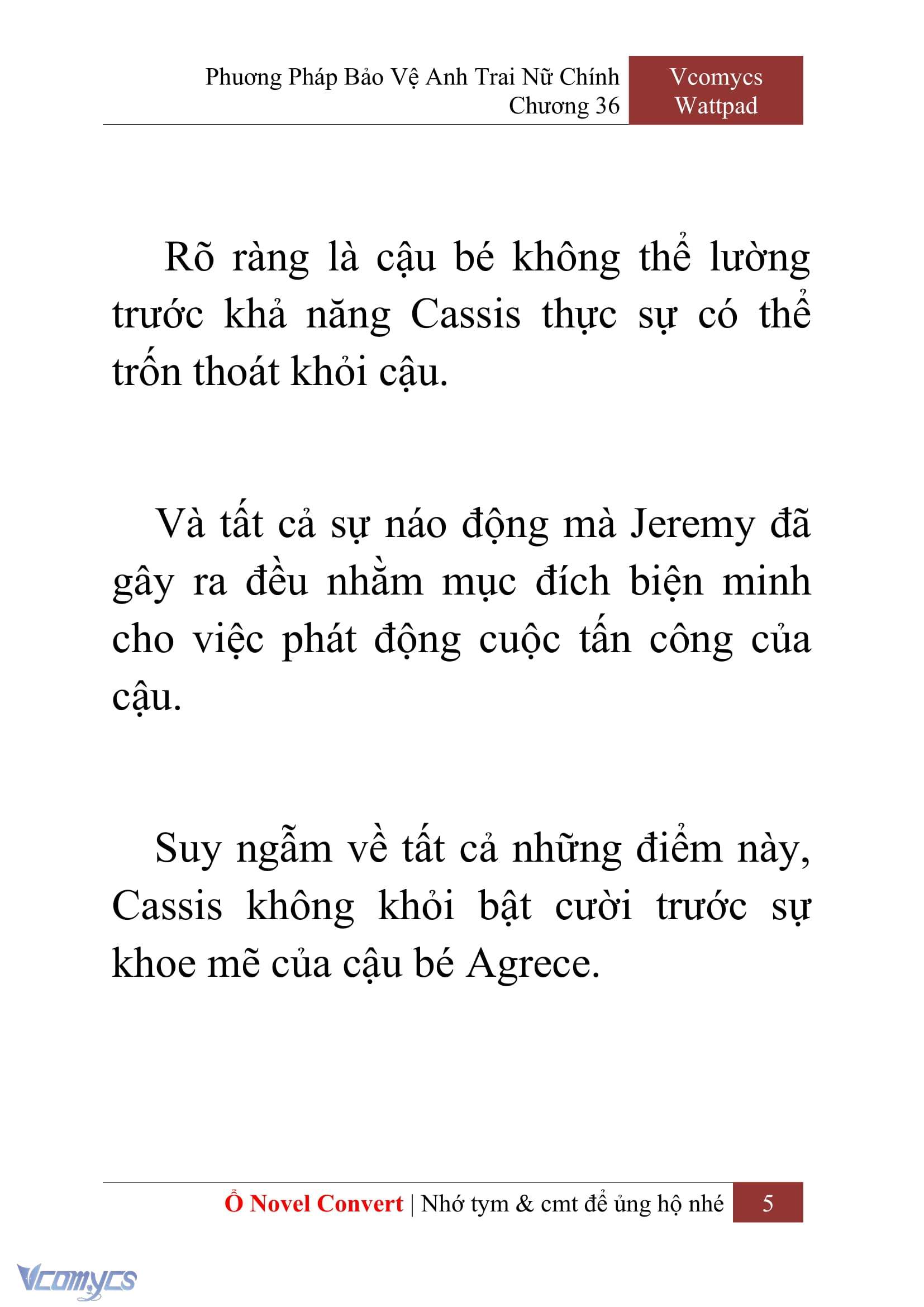 [Novel] Phương Pháp Bảo Vệ Anh Trai Nữ Chính Chap 36 - Trang 2