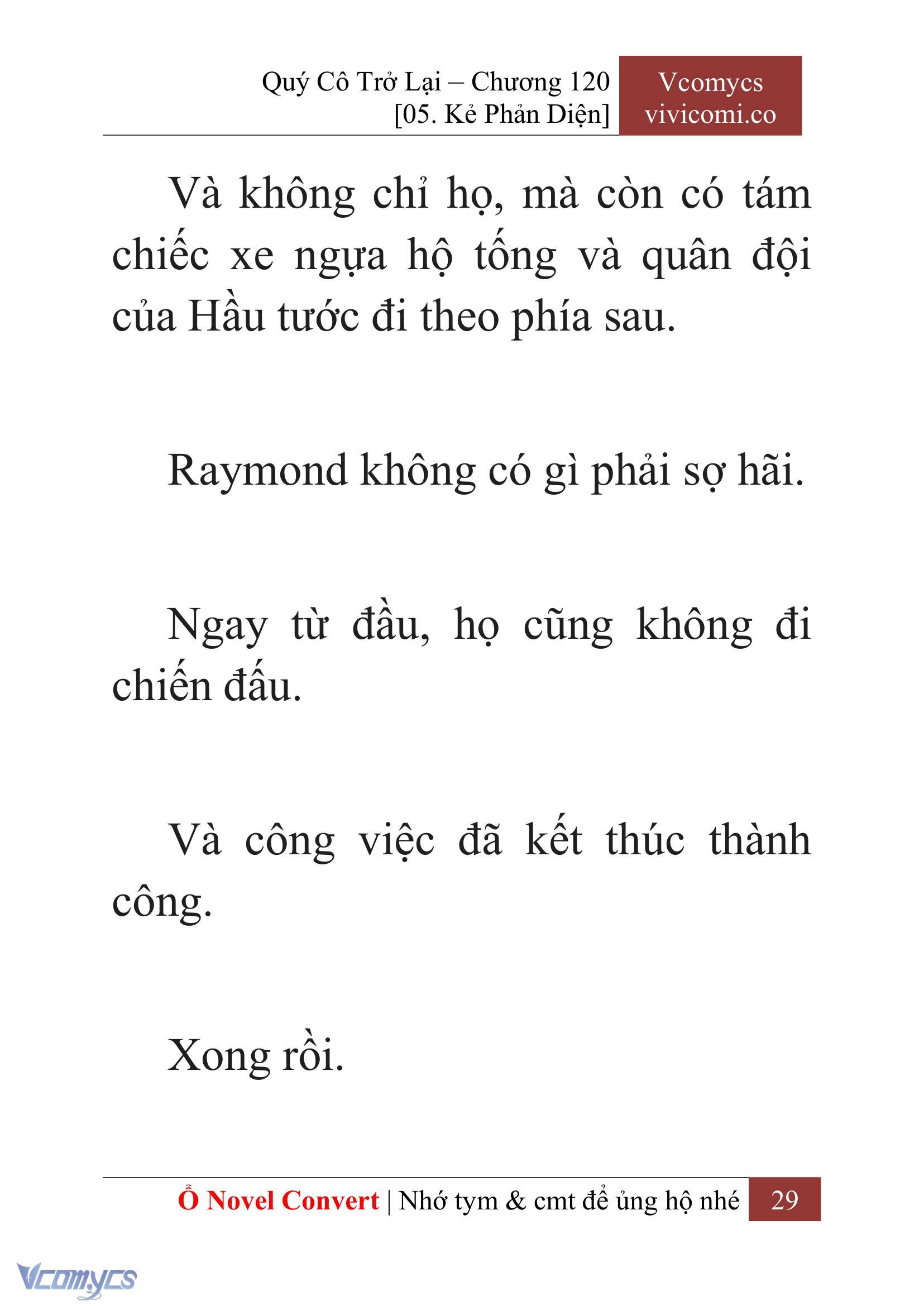 [Novel] Quý Cô Trở Lại Chap 120 - Trang 2