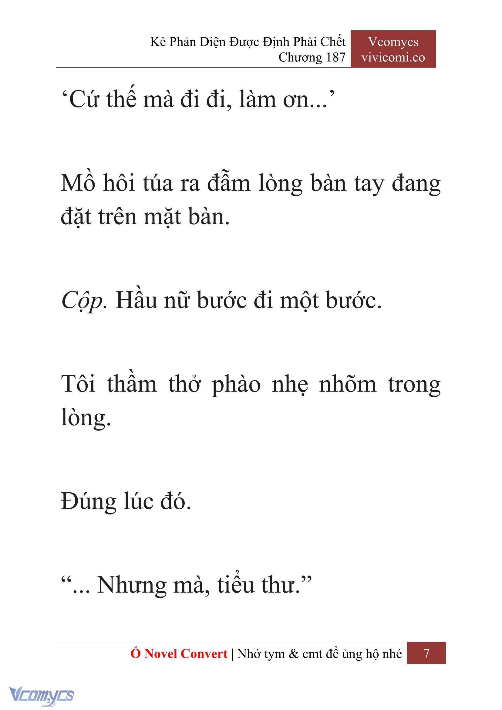 [Novel] Kẻ Phản Diện Được Định Phải Chết Chap 187 - Trang 2