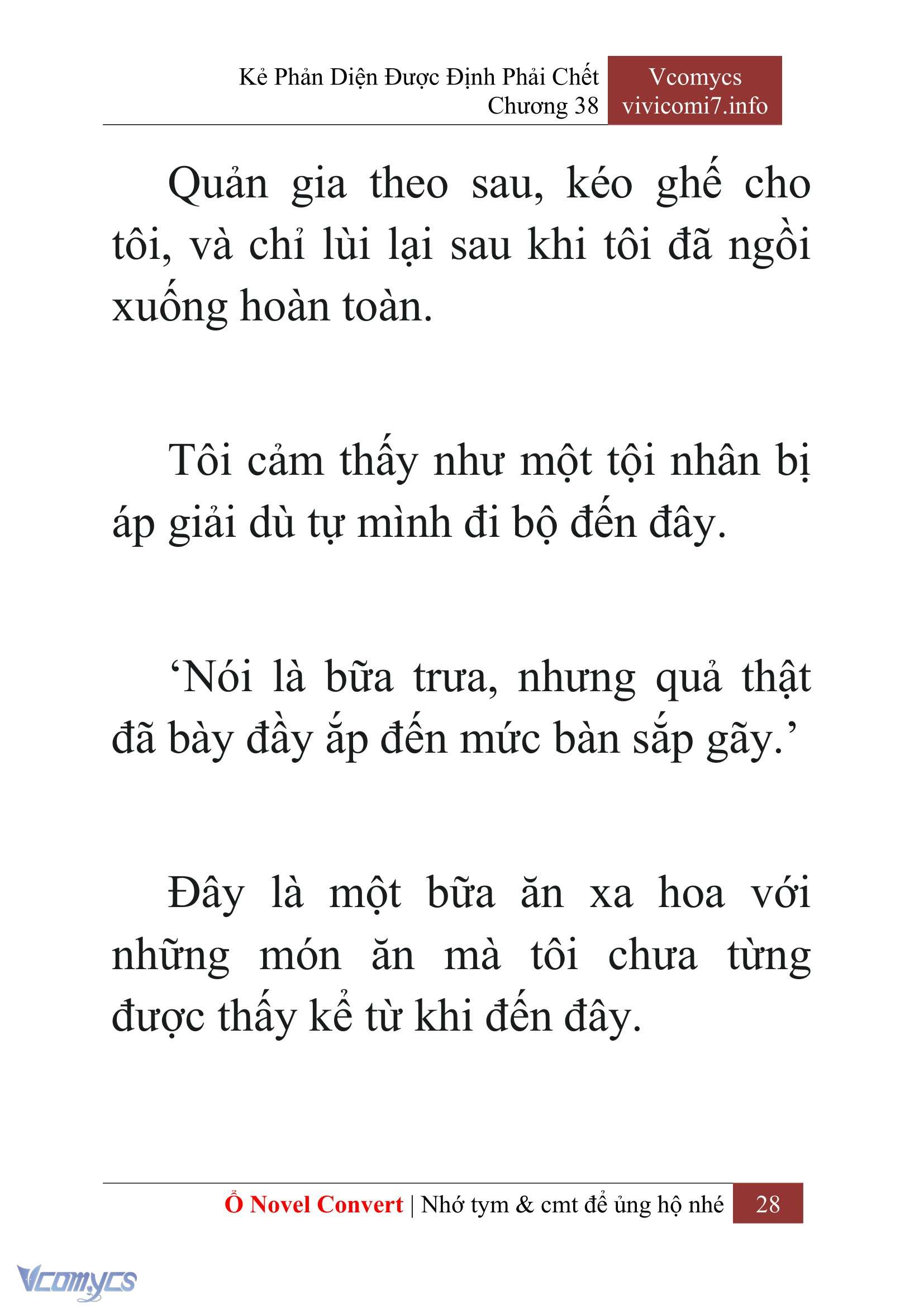 [Novel] Kẻ Phản Diện Được Định Phải Chết Chap 38 - Next Chap 39
