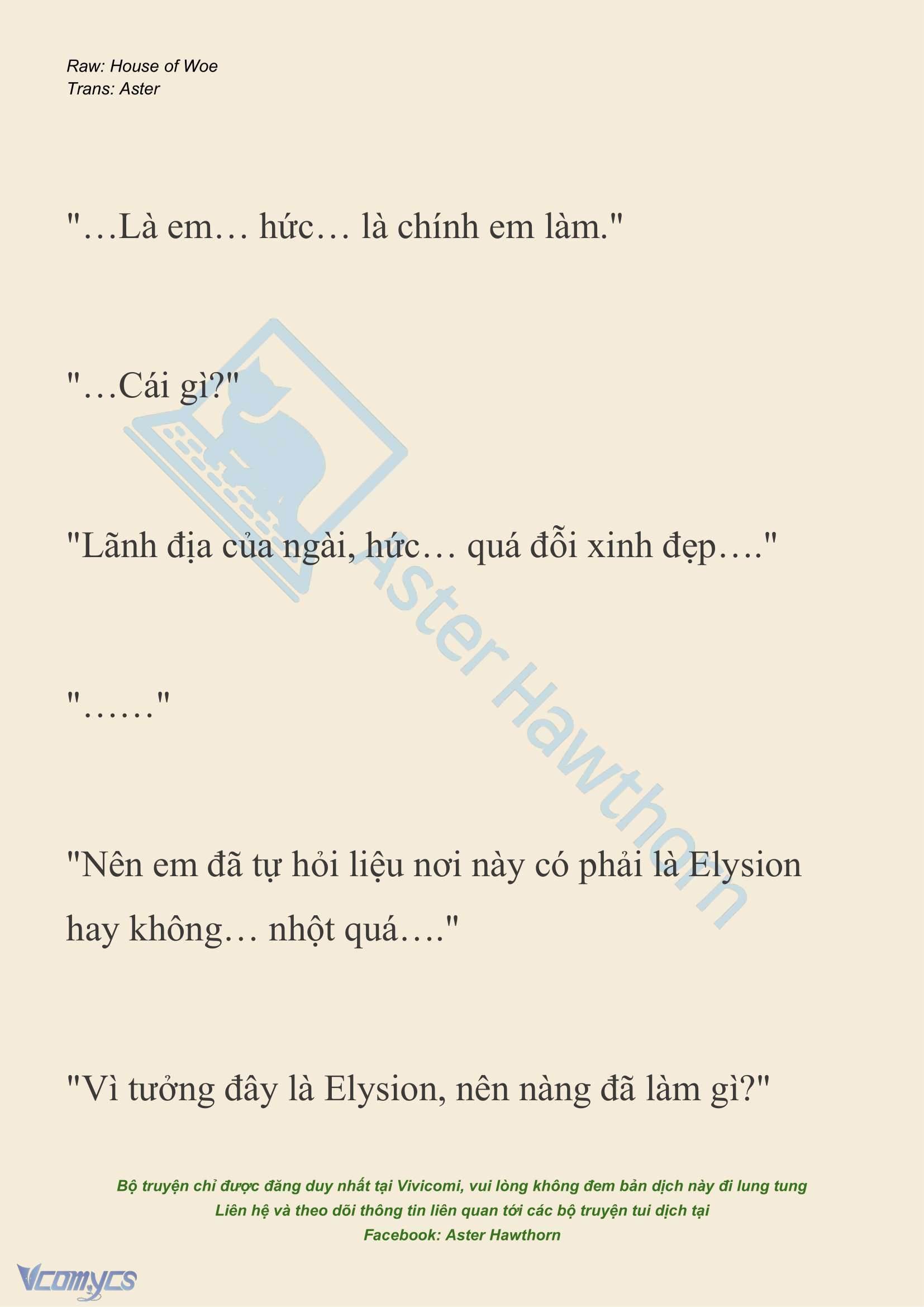 [NOVEL] Dành Cho Các Nữ Thần: Dành cho Psyche Chap 18 - Trang 2