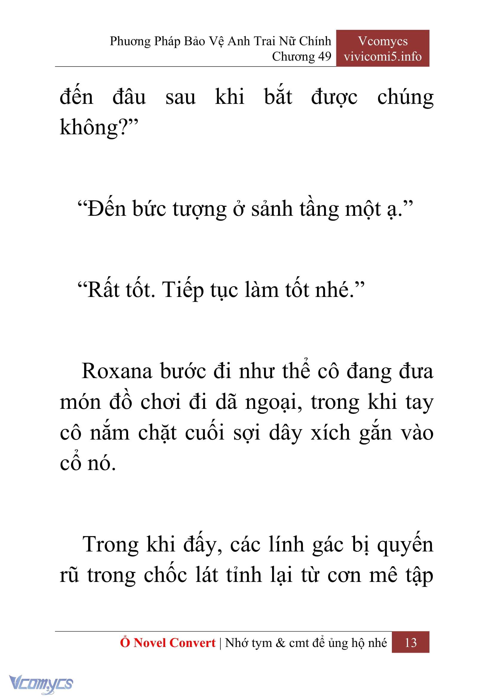 [Novel] Phương Pháp Bảo Vệ Anh Trai Nữ Chính Chap 49 - Trang 2