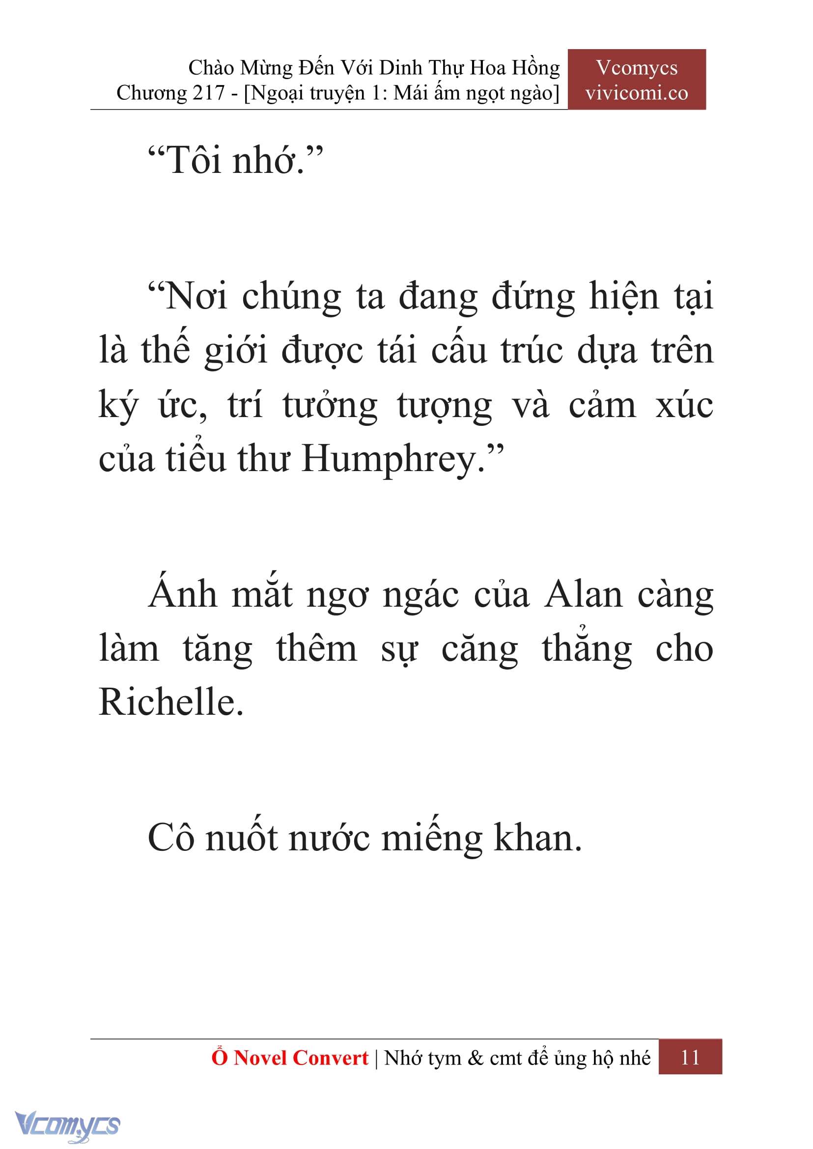 [Novel] Chào Mừng Đến Với Dinh Thự Hoa Hồng Chap 217 - Trang 2