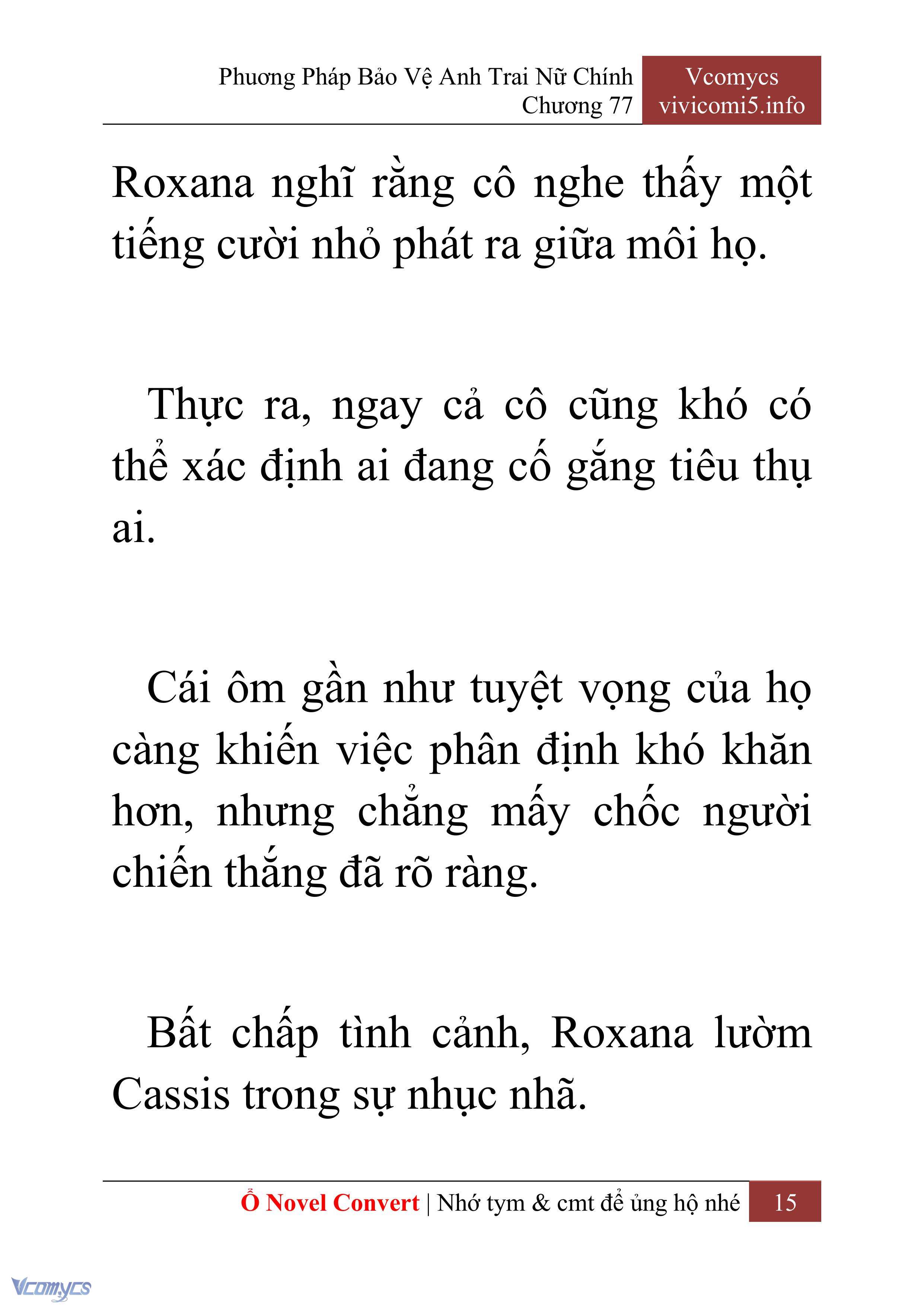 [Novel] Phương Pháp Bảo Vệ Anh Trai Nữ Chính Chap 77 - Trang 2
