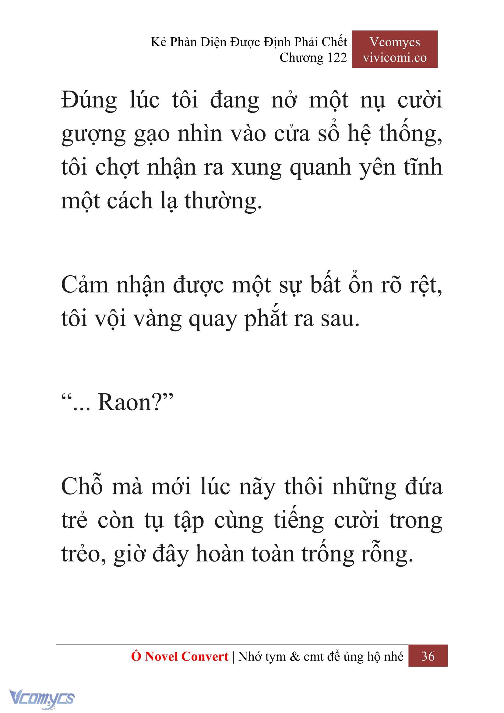 [Novel] Kẻ Phản Diện Được Định Phải Chết Chap 122 - Next Chap 123