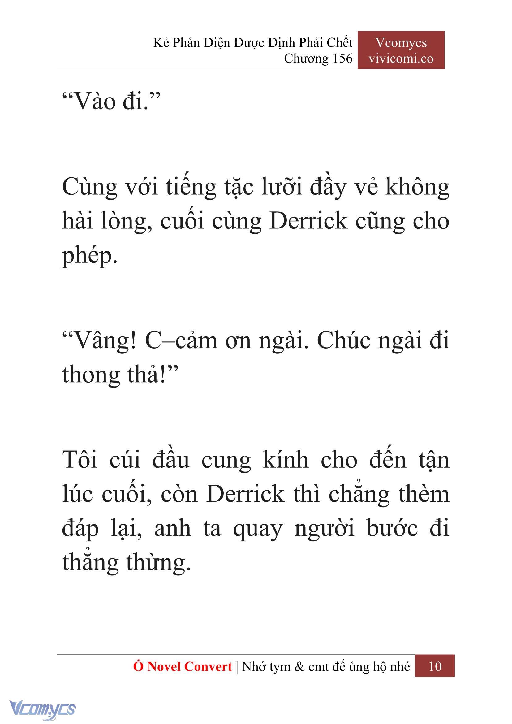 [Novel] Kẻ Phản Diện Được Định Phải Chết Chap 156 - Trang 2