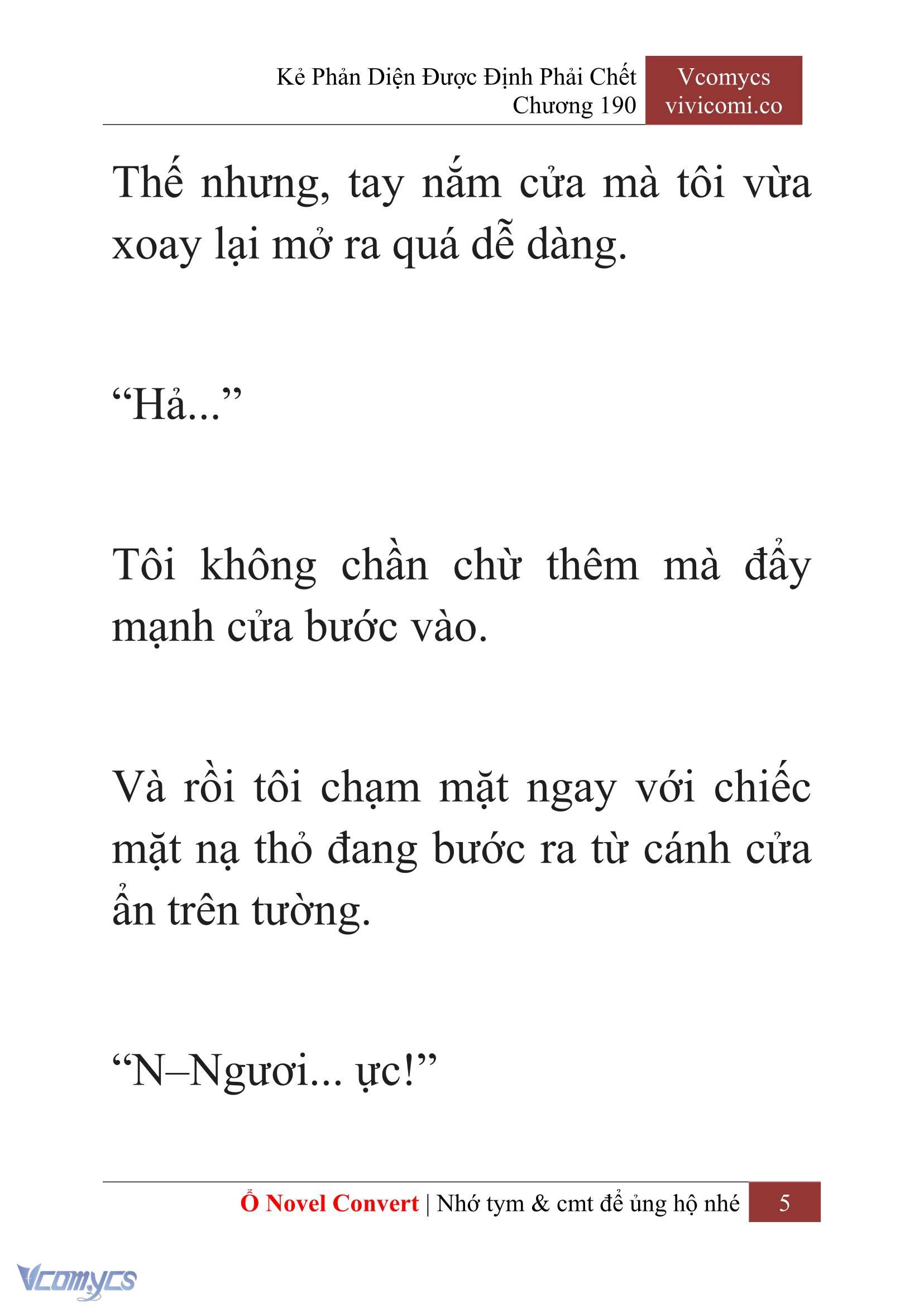 [Novel] Kẻ Phản Diện Được Định Phải Chết Chap 190 - Trang 2