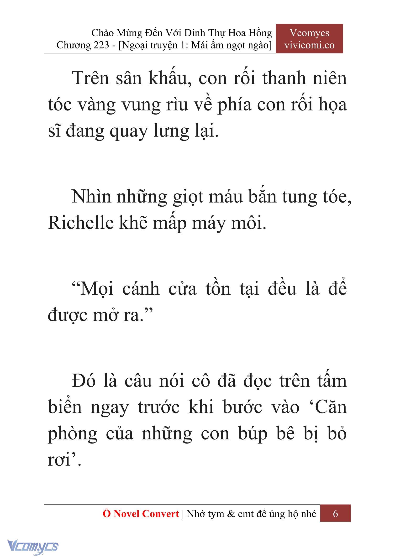[Novel] Chào Mừng Đến Với Dinh Thự Hoa Hồng Chap 223 - Trang 2