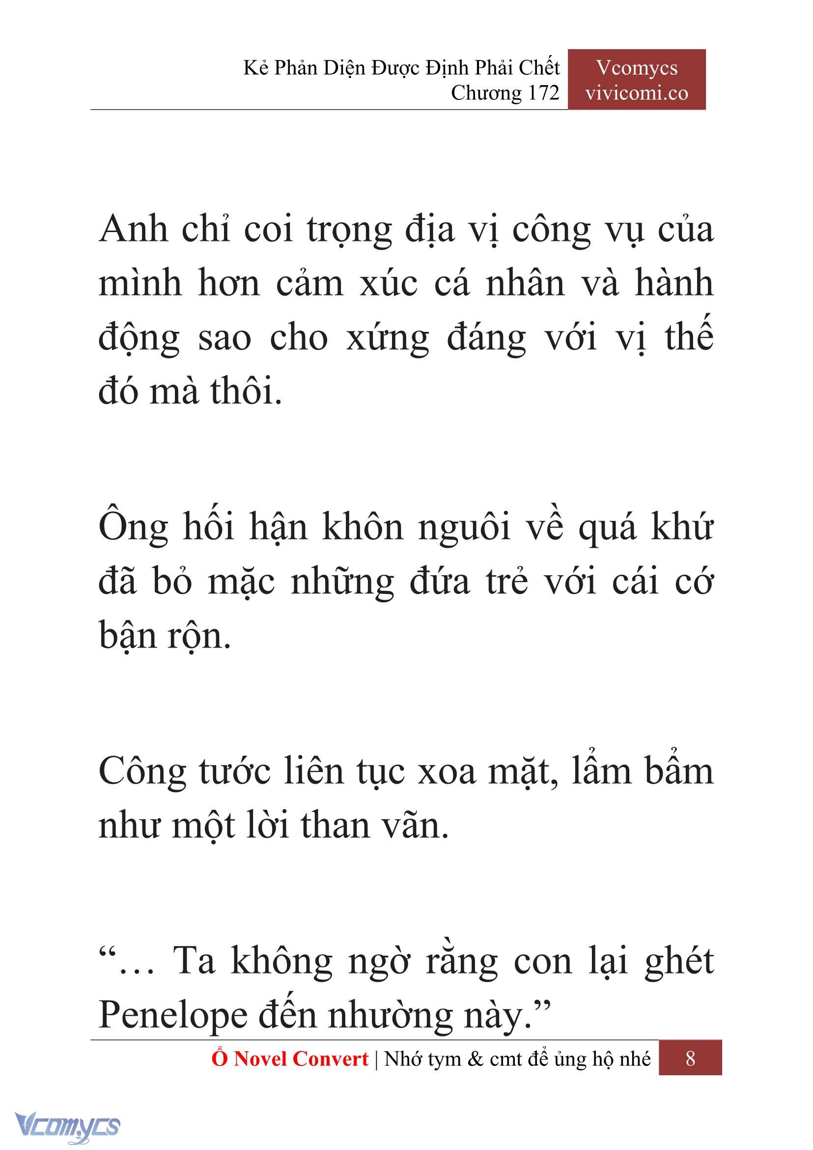 [Novel] Kẻ Phản Diện Được Định Phải Chết Chap 172 - Trang 2