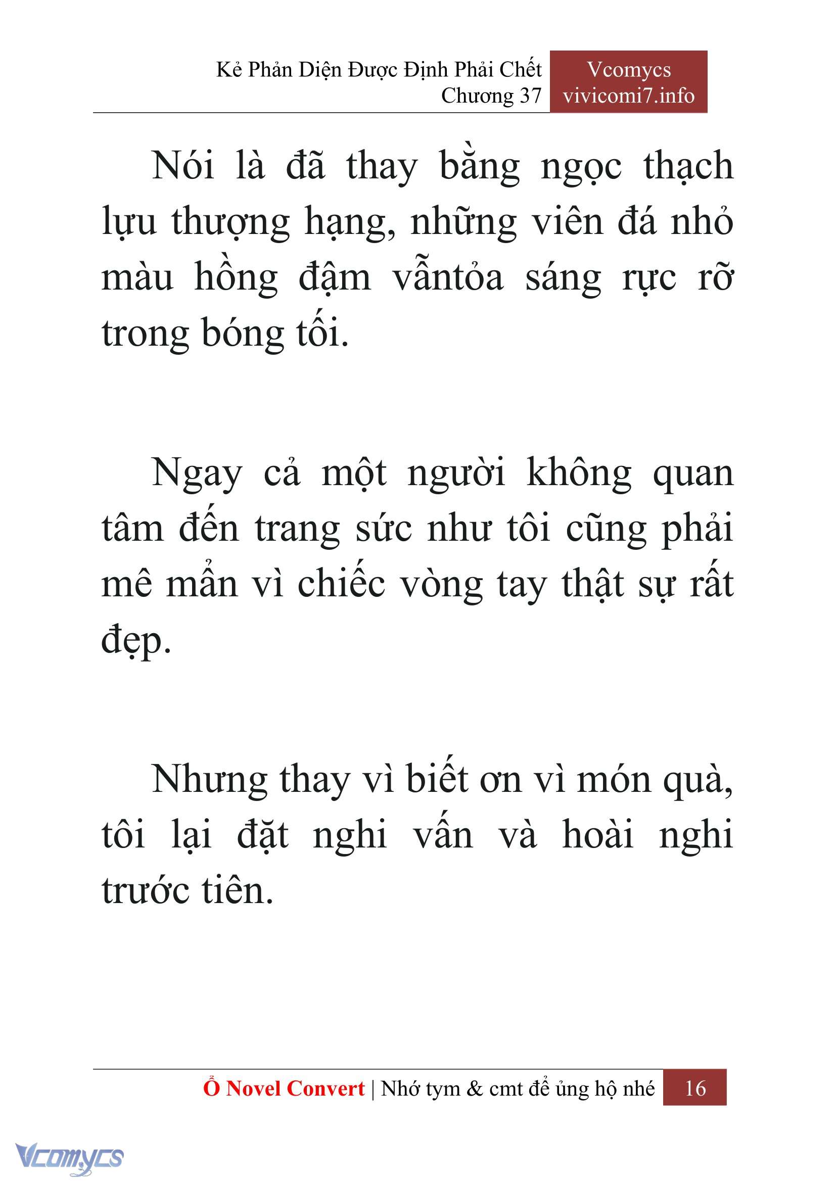 [Novel] Kẻ Phản Diện Được Định Phải Chết Chap 37 - Next Chap 38