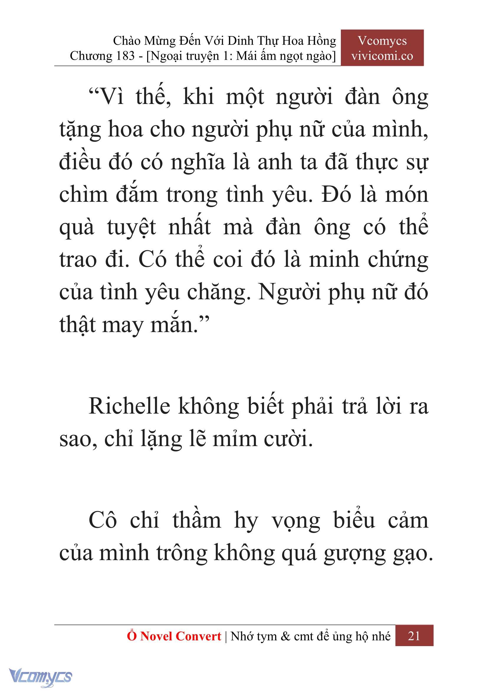 [Novel] Chào Mừng Đến Với Dinh Thự Hoa Hồng Chap 183 - Trang 2