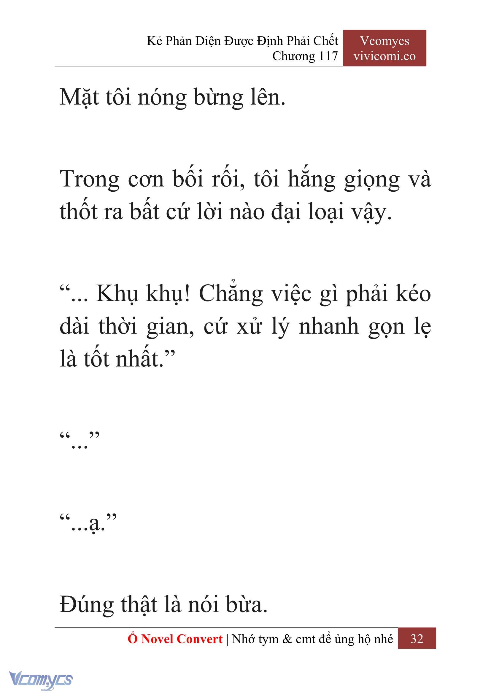 [Novel] Kẻ Phản Diện Được Định Phải Chết Chap 117 - Trang 2