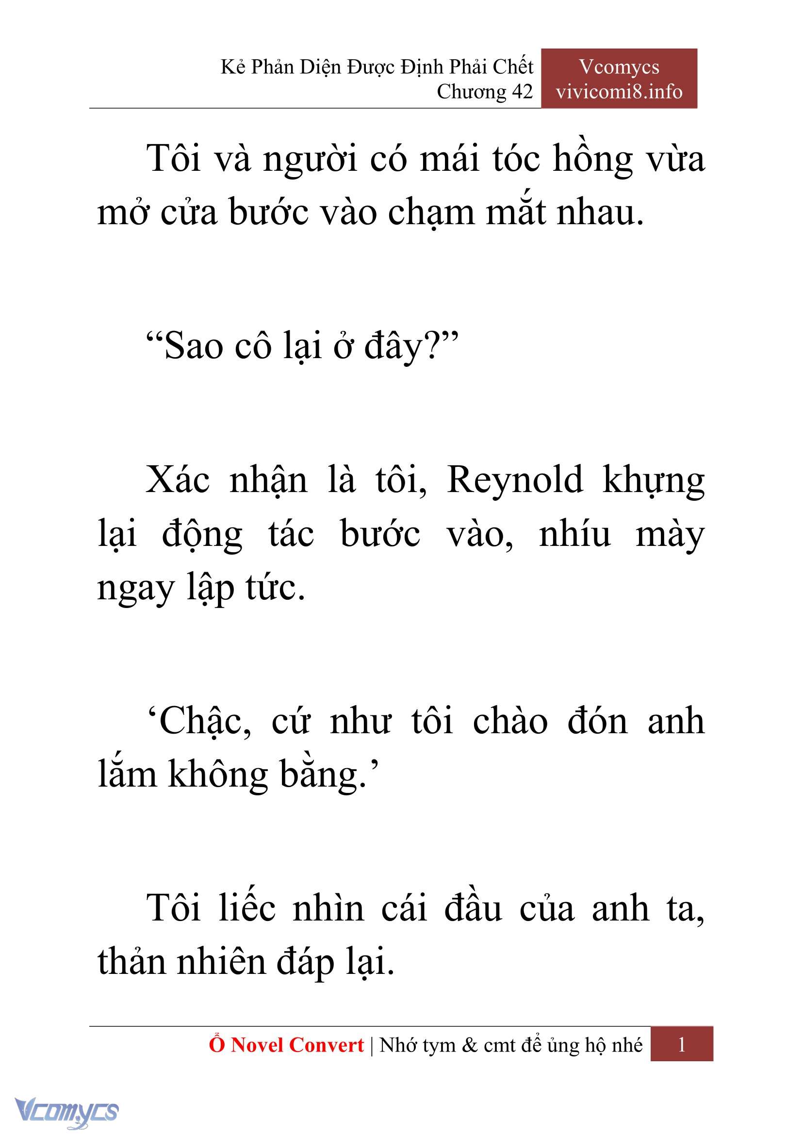 [Novel] Kẻ Phản Diện Được Định Phải Chết Chap 42 - Next Chap 43