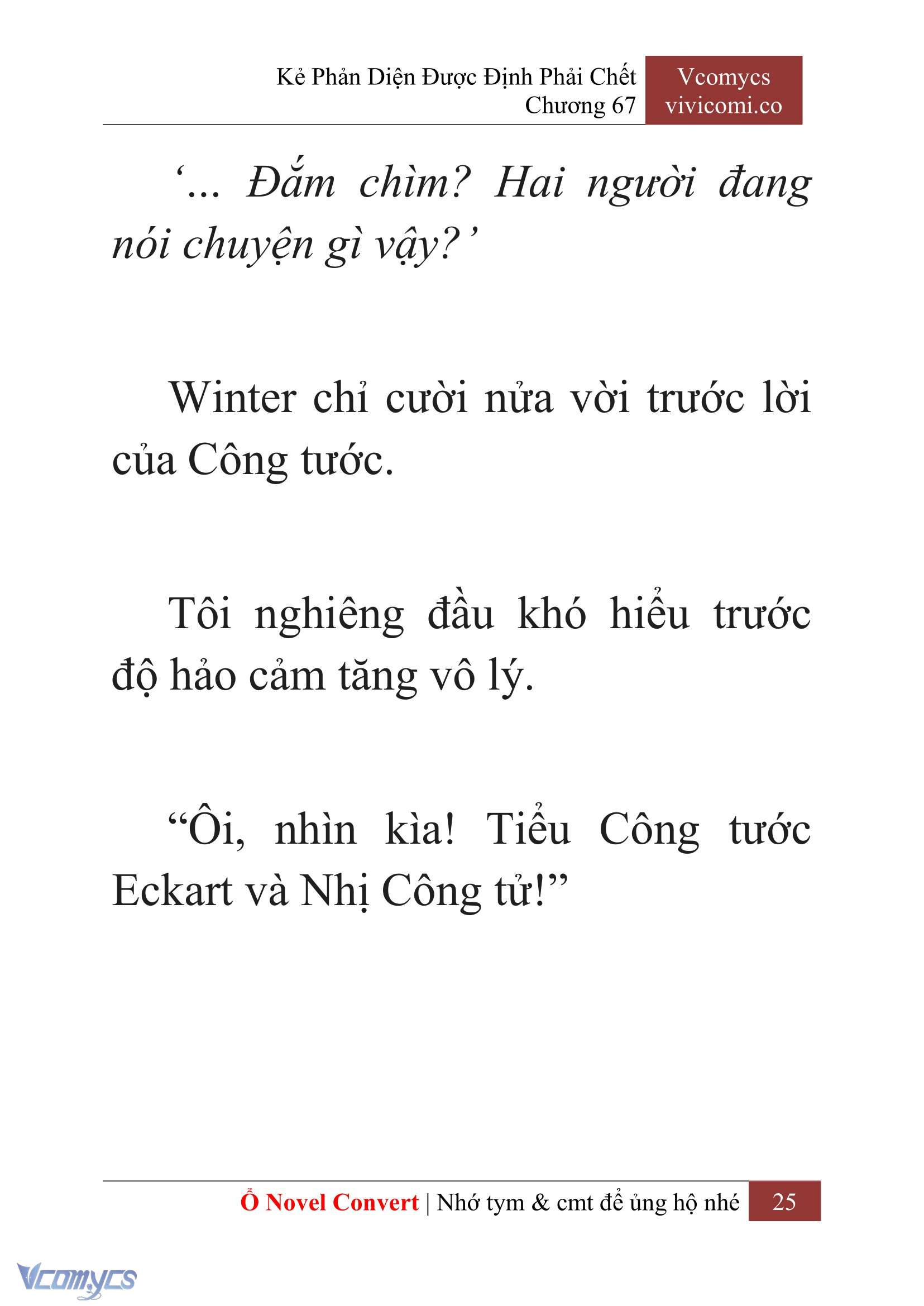 [Novel] Kẻ Phản Diện Được Định Phải Chết Chap 67 - Next Chap 68