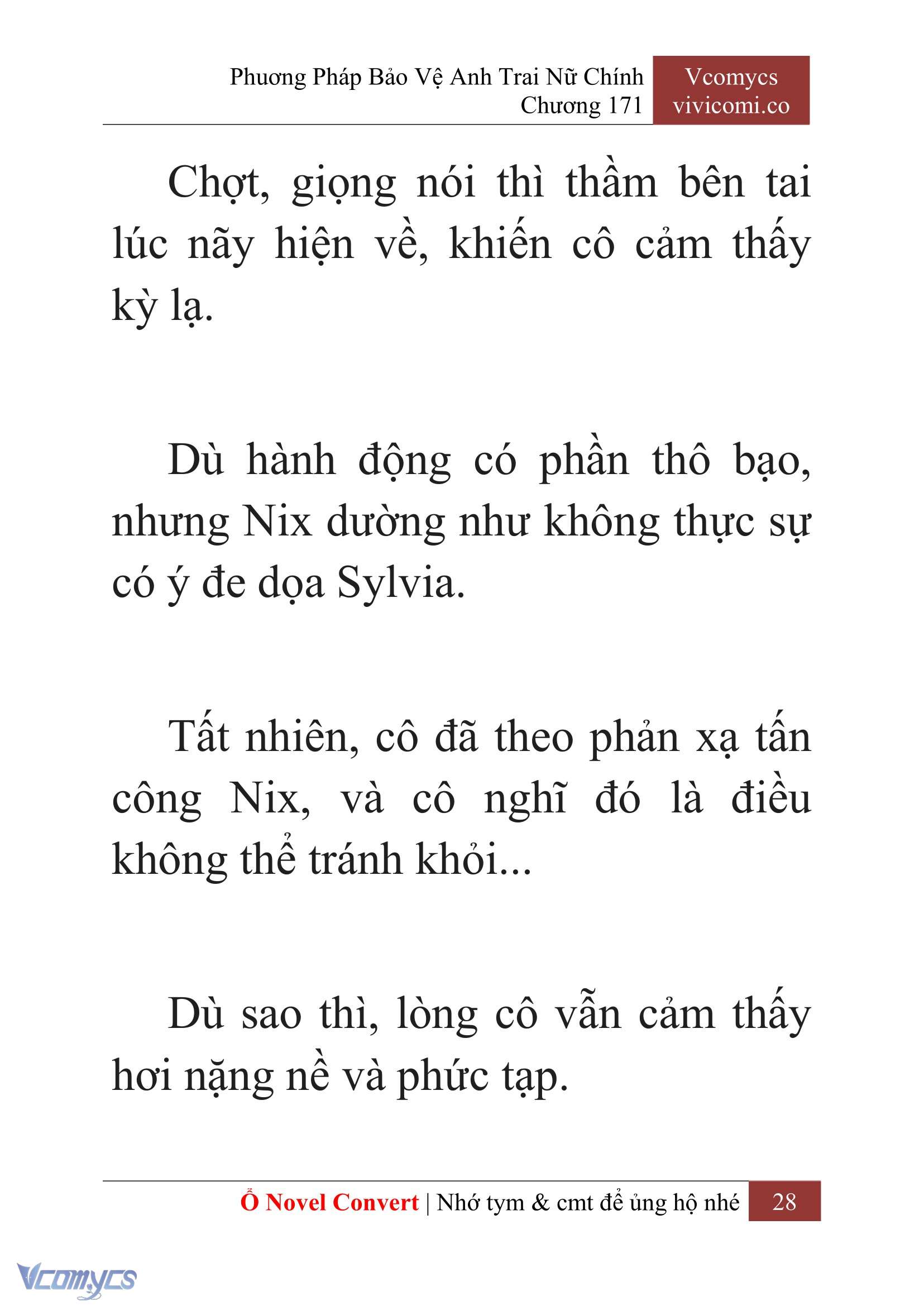 [Novel] Phương Pháp Bảo Vệ Anh Trai Nữ Chính Chap 171 - Trang 2