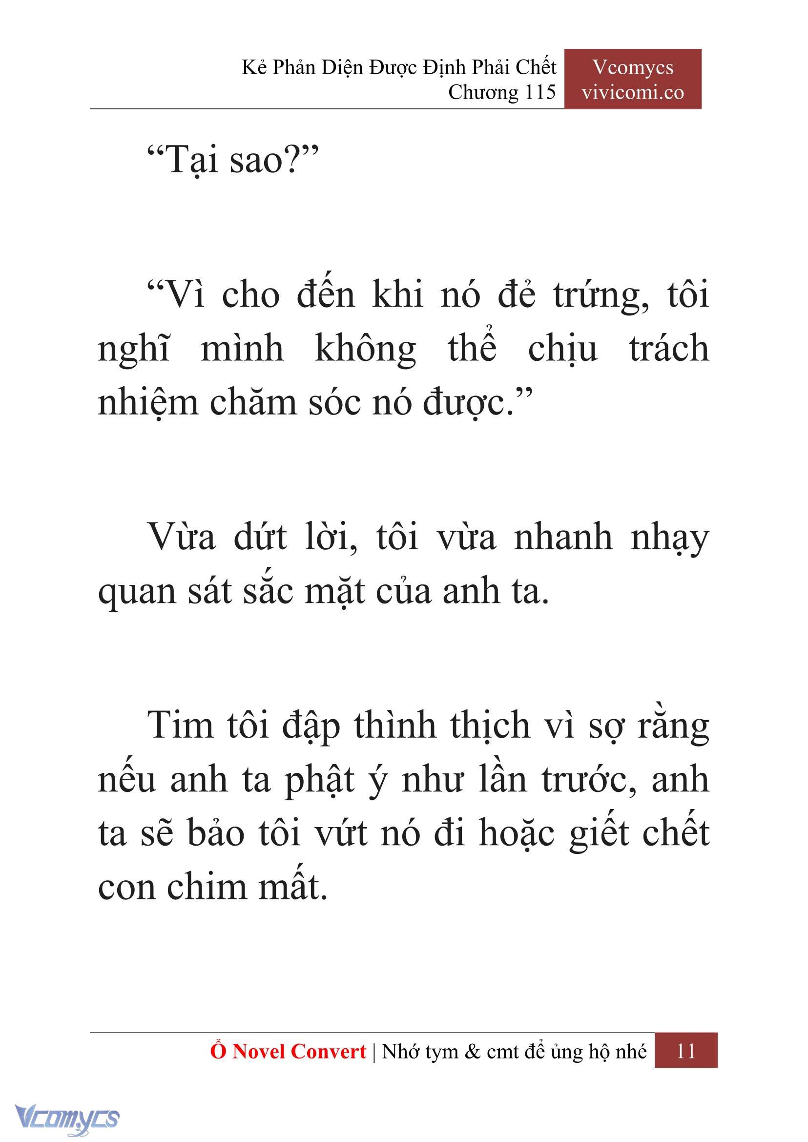 [Novel] Kẻ Phản Diện Được Định Phải Chết Chap 115 - Trang 2