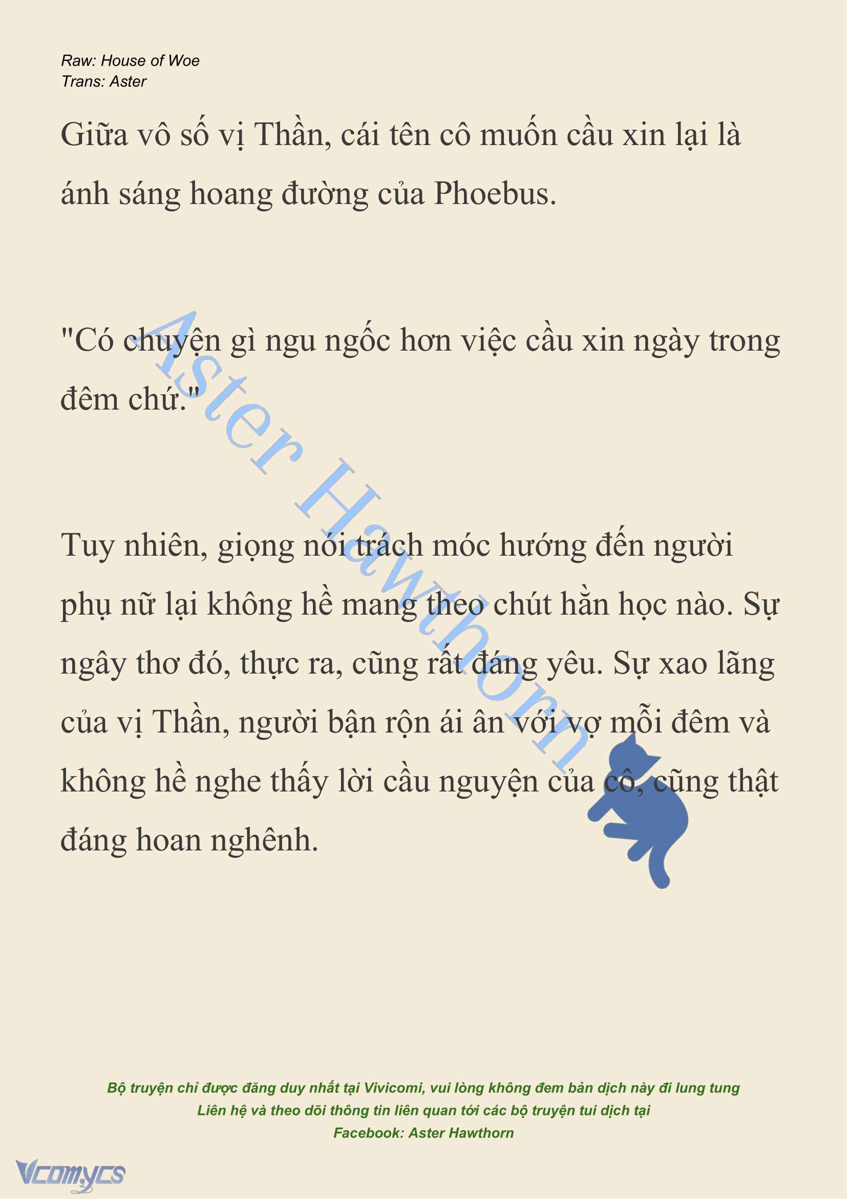 [NOVEL] Dành Cho Các Nữ Thần: Dành cho Psyche Chap 10 - Trang 2