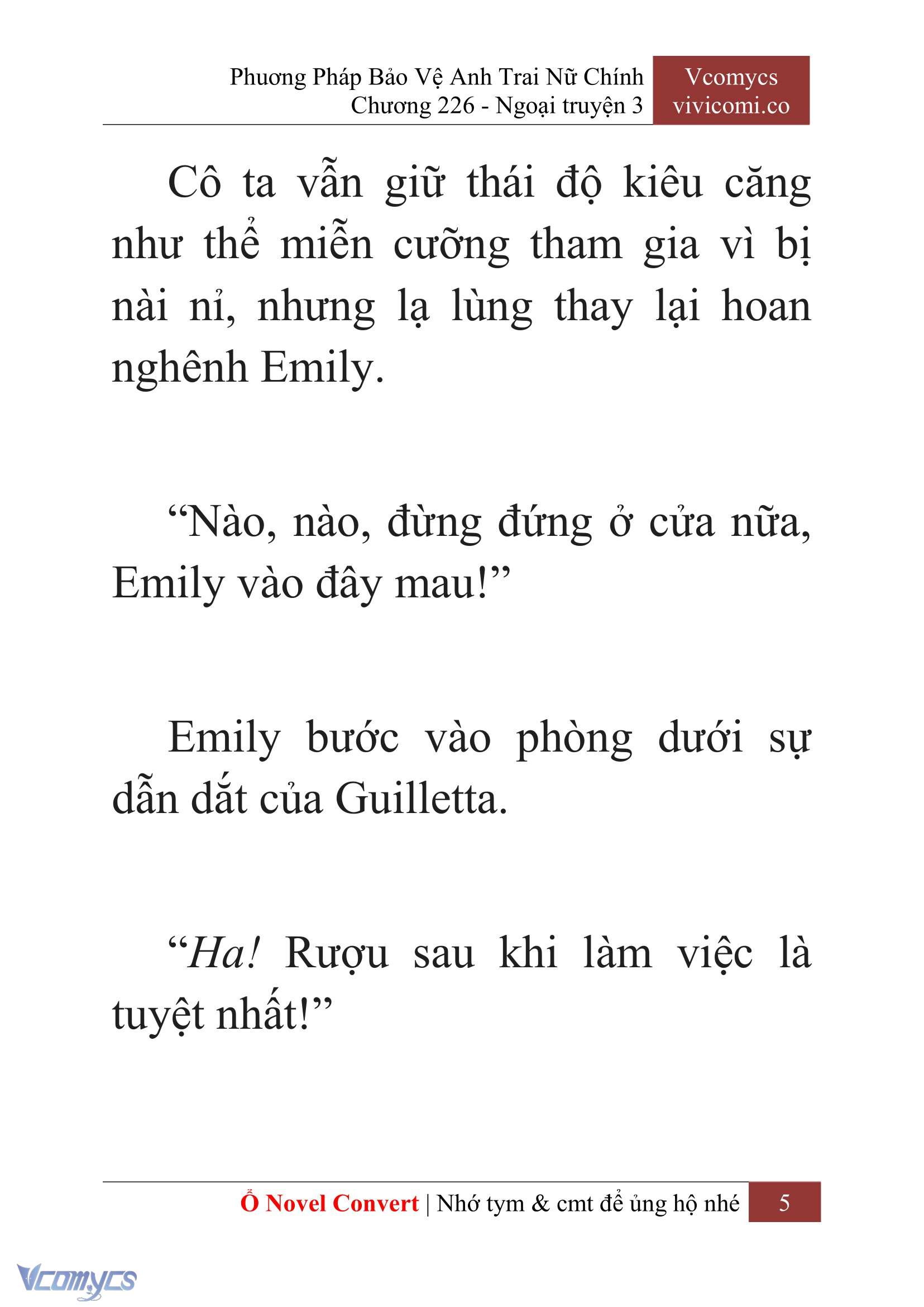 [Novel] Phương Pháp Bảo Vệ Anh Trai Nữ Chính Chap 226 - Trang 2