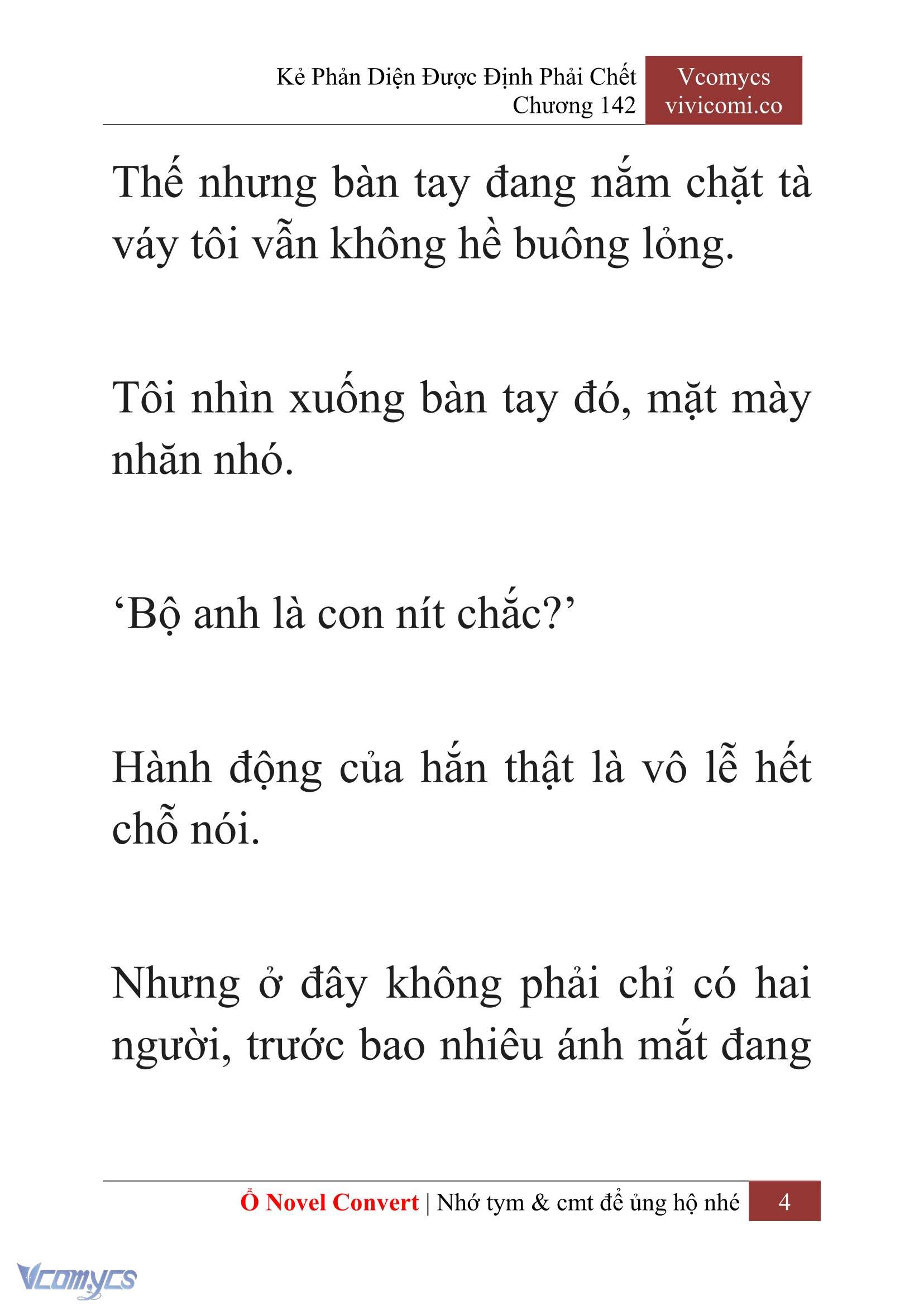 [Novel] Kẻ Phản Diện Được Định Phải Chết Chap 142 - Trang 2