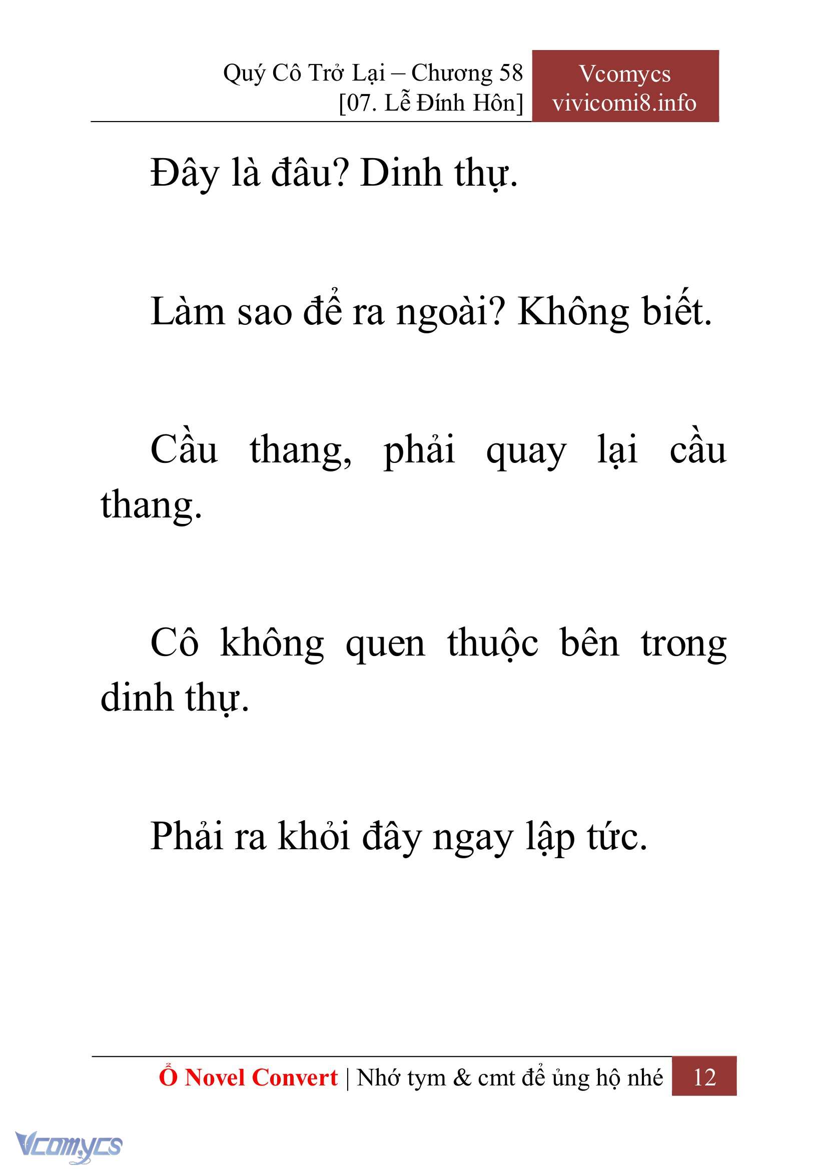 [Novel] Quý Cô Trở Lại Chap 58 - Trang 2