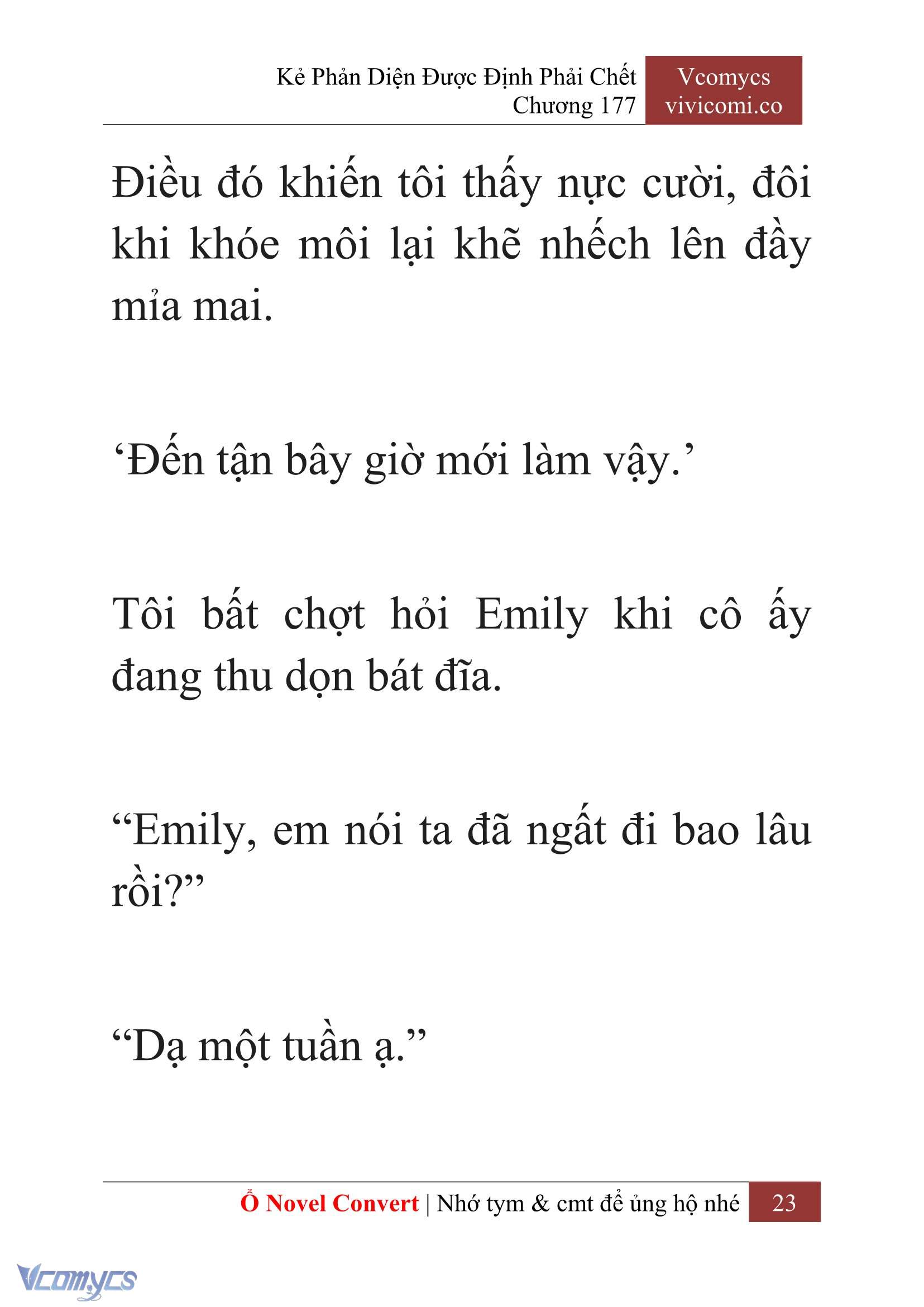 [Novel] Kẻ Phản Diện Được Định Phải Chết Chap 177 - Trang 2