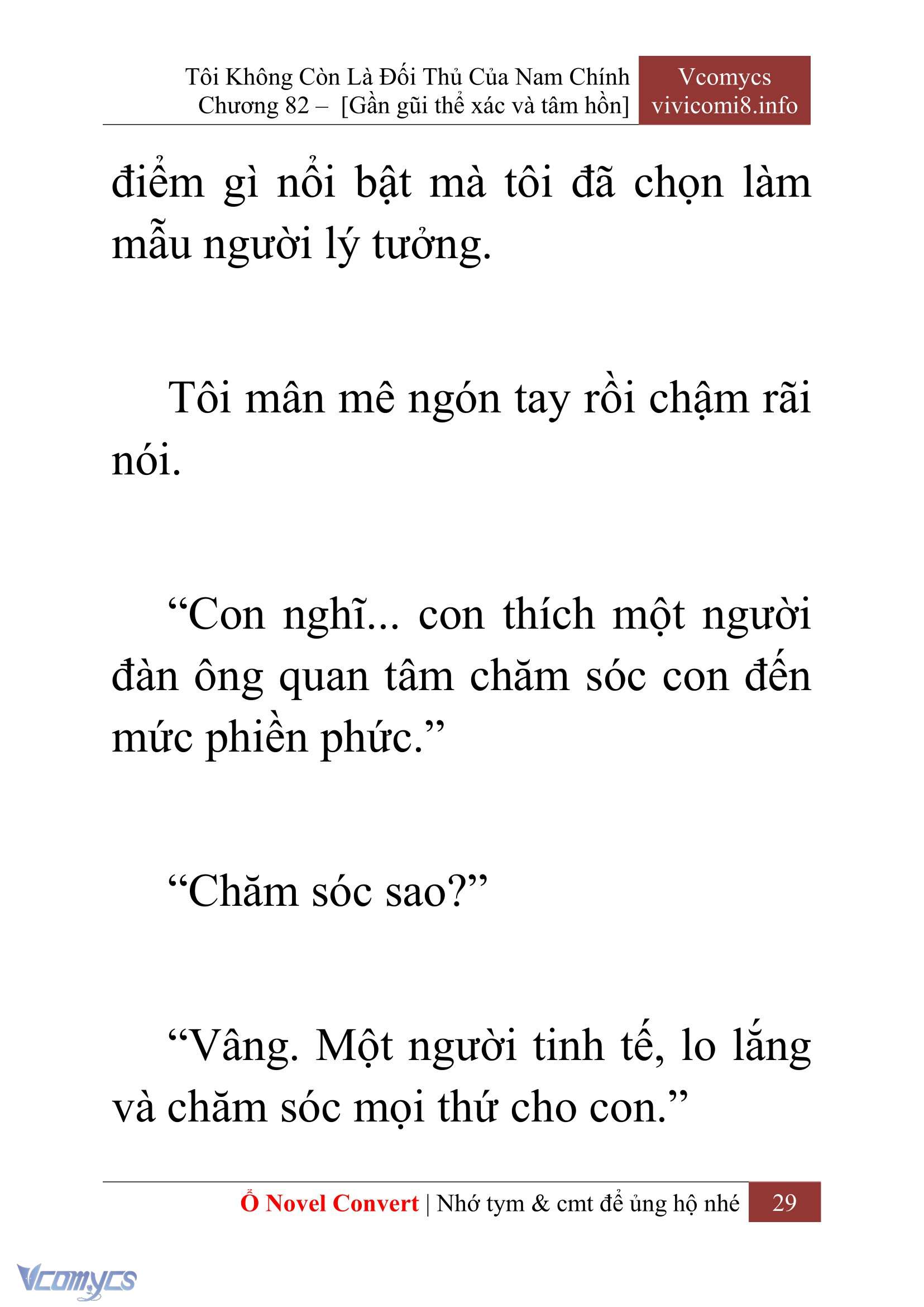 [Novel] Tôi Không Còn Là Đối Thủ Của Nam Chính Chap 82 - Trang 2