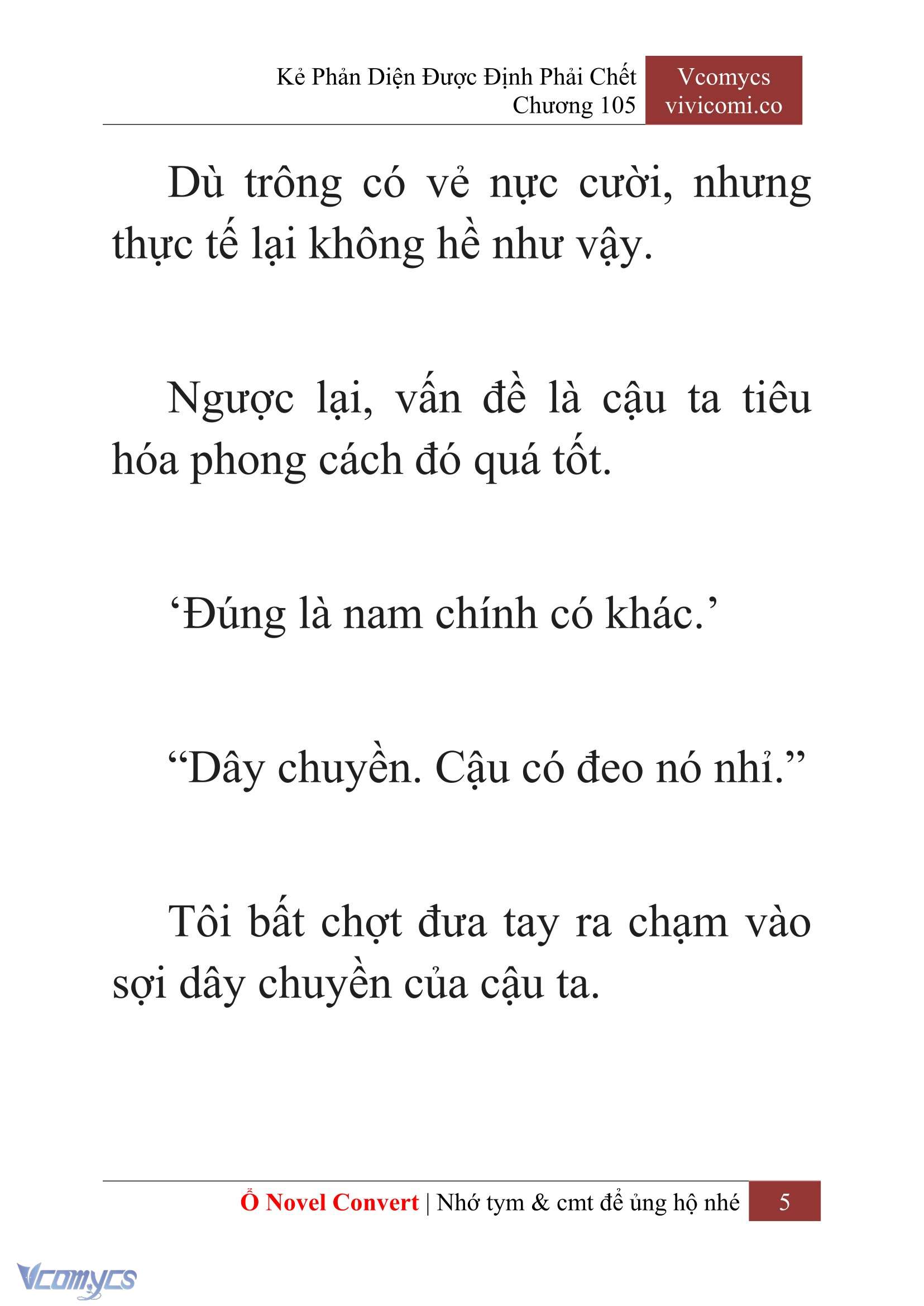 [Novel] Kẻ Phản Diện Được Định Phải Chết Chap 105 - Next Chap 106