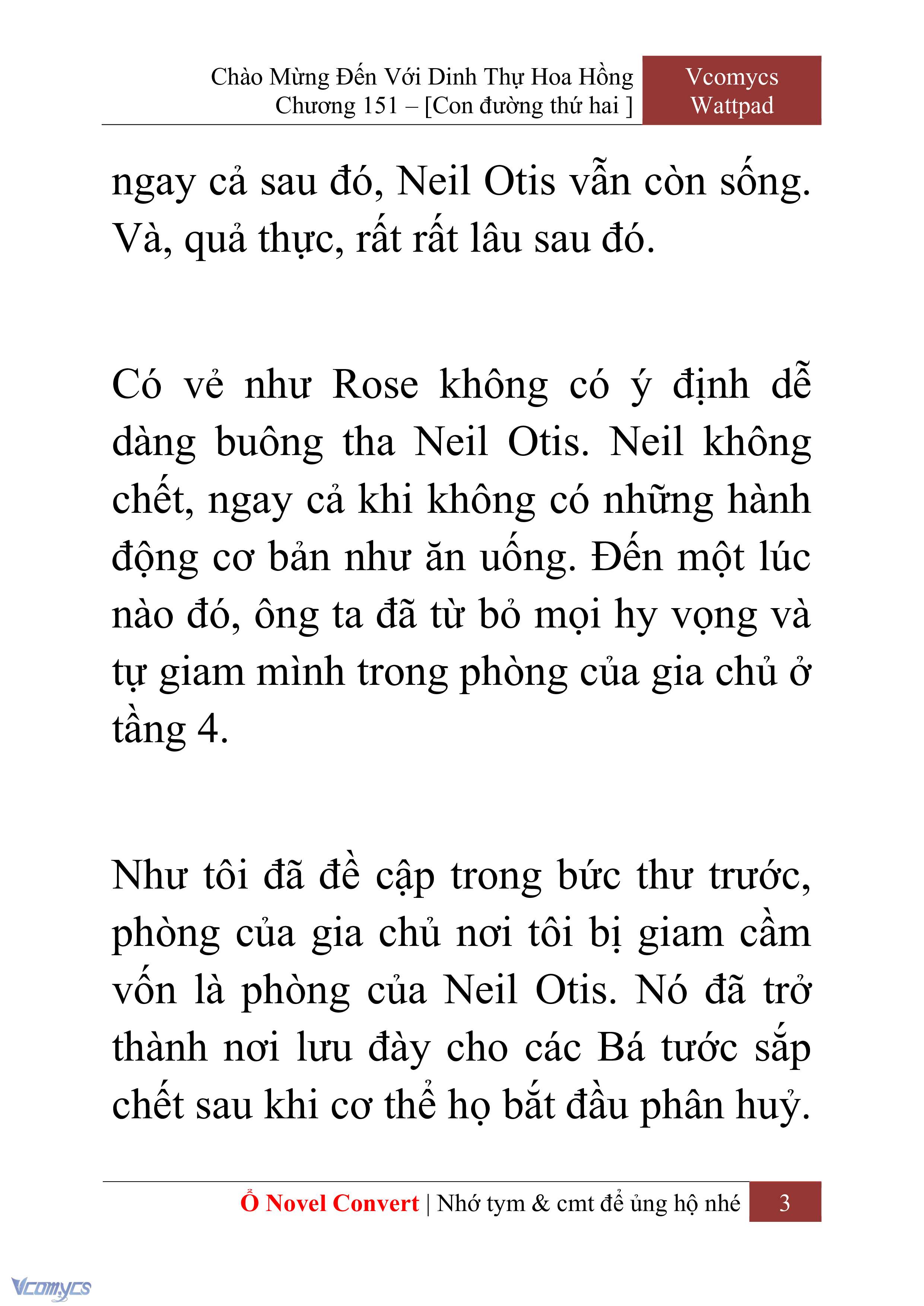 [Novel] Chào Mừng Đến Với Dinh Thự Hoa Hồng Chap 151 - Trang 2