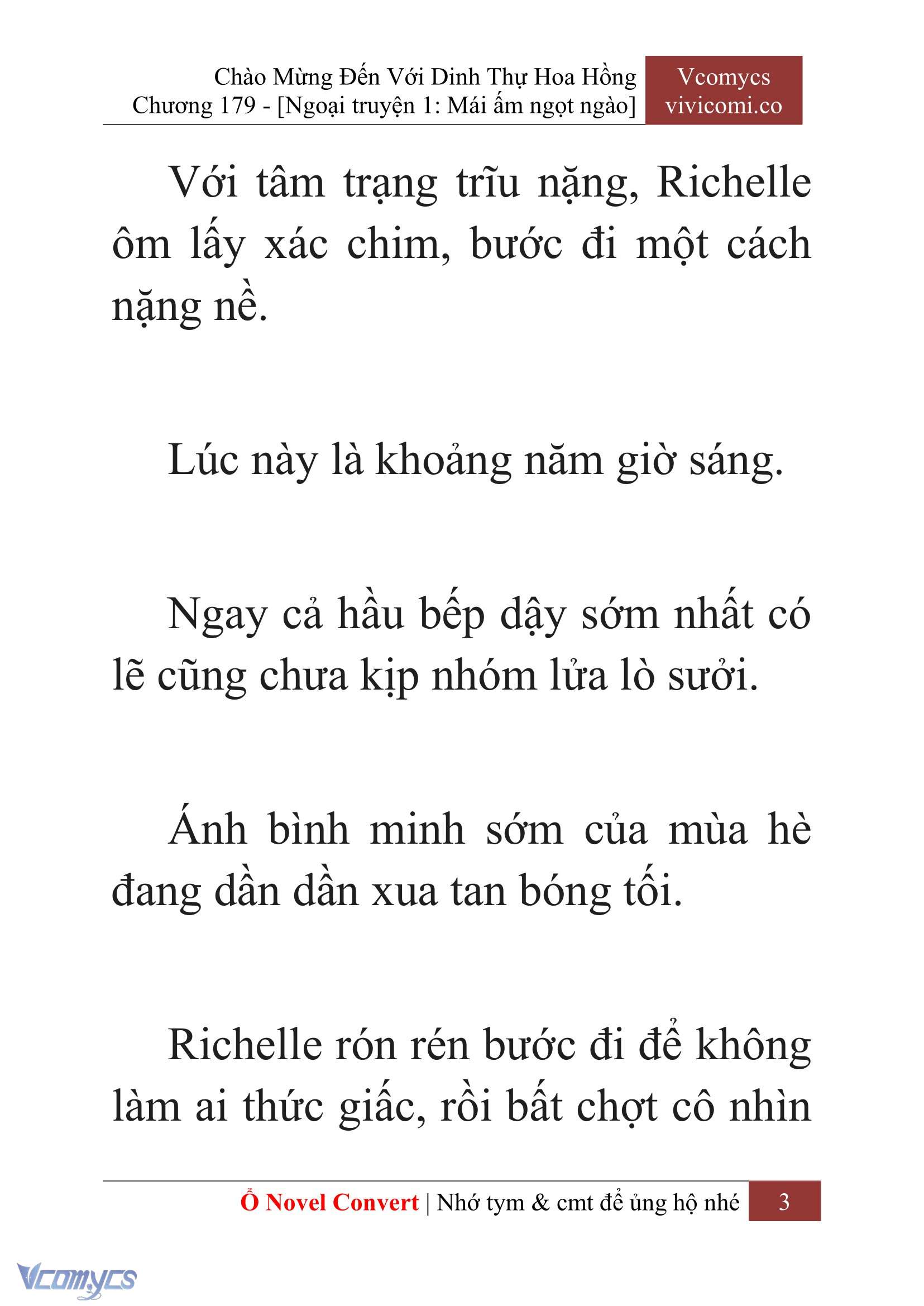 [Novel] Chào Mừng Đến Với Dinh Thự Hoa Hồng Chap 179 - Trang 2