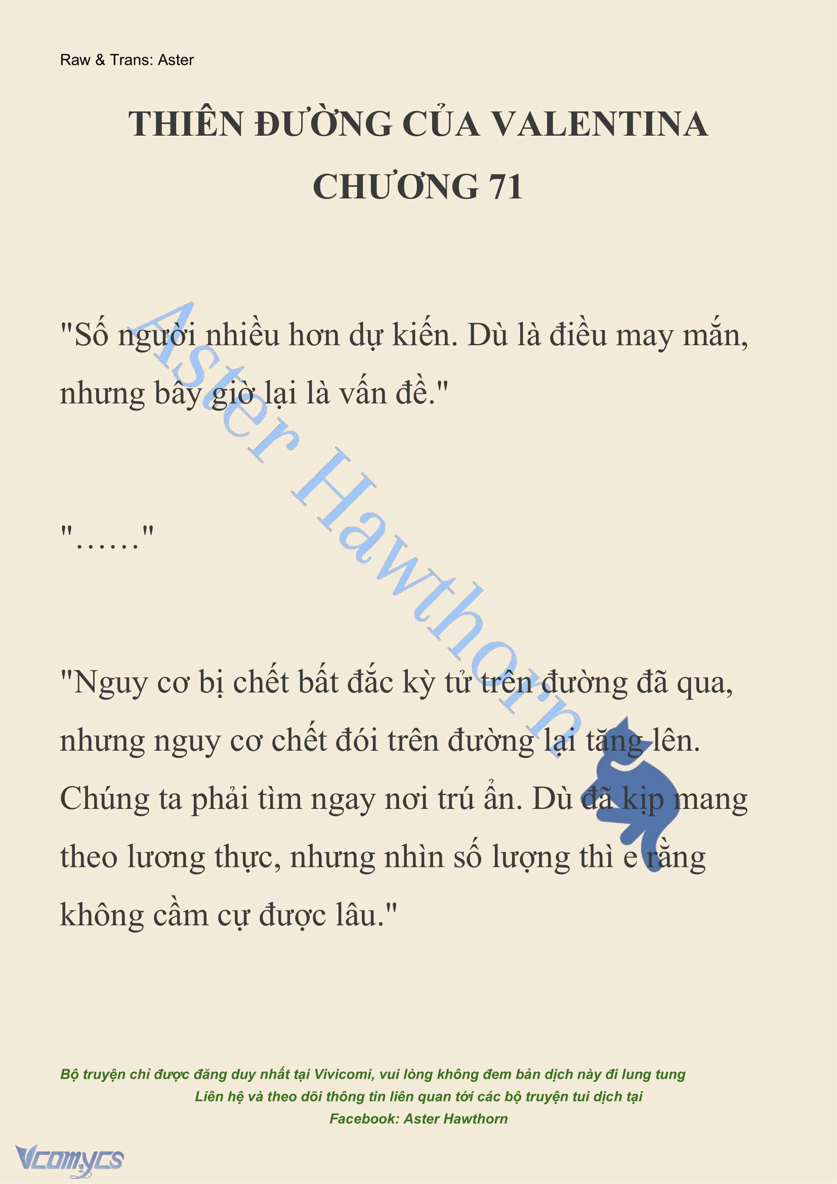 [NOVEL] Thiên Đường Của Valentina Chap 71 - Trang 2