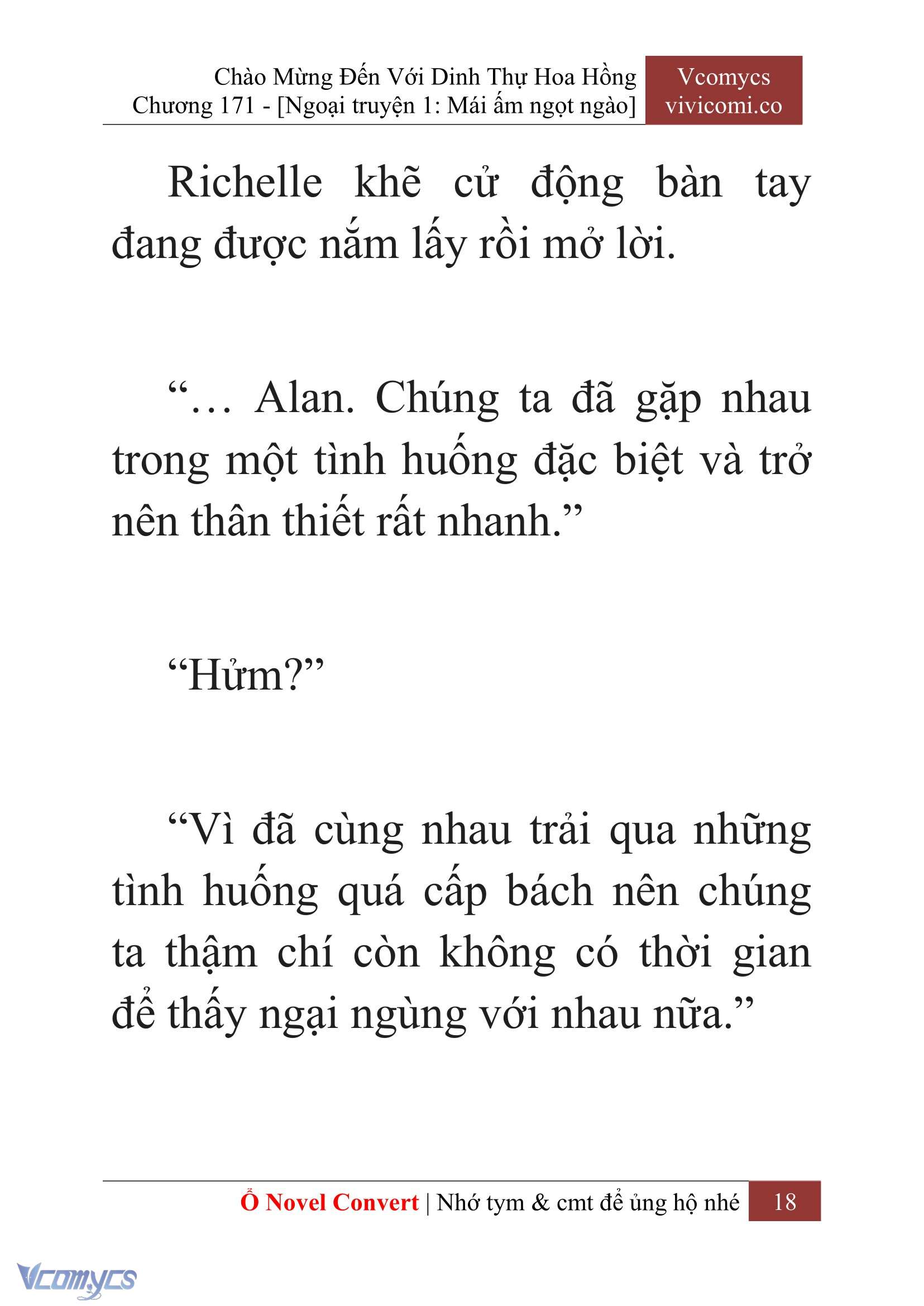[Novel] Chào Mừng Đến Với Dinh Thự Hoa Hồng Chap 171 - Trang 2