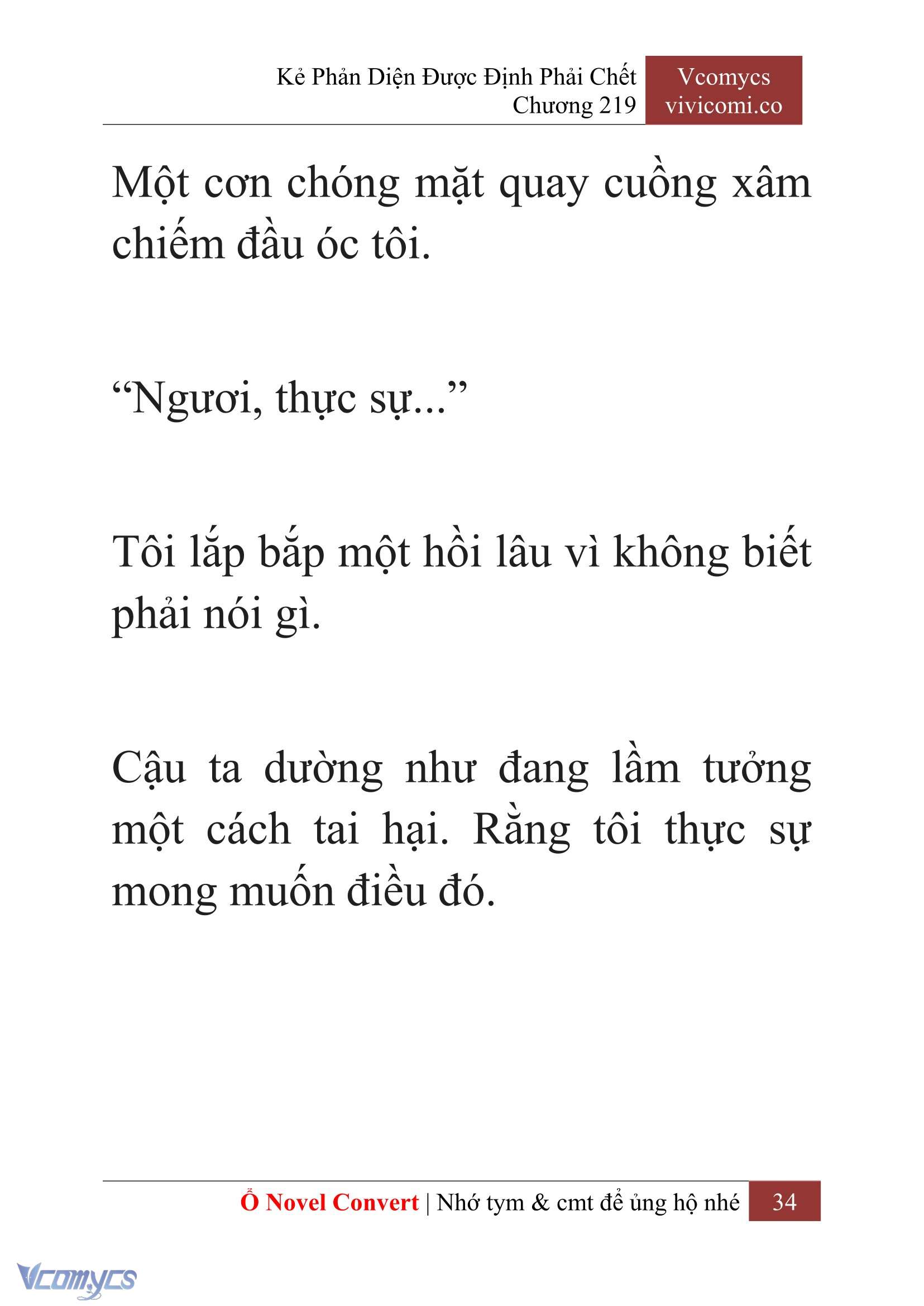 [Novel] Kẻ Phản Diện Được Định Phải Chết Chap 219 - Next Chap 220
